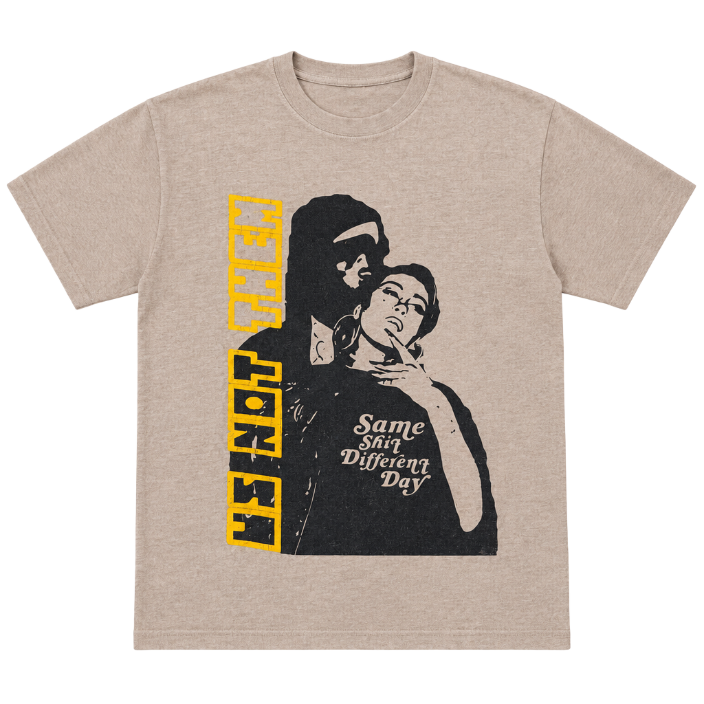 Los Angeles Apparel 6.5 Ounce Us Not Them Graphic Tee M 1