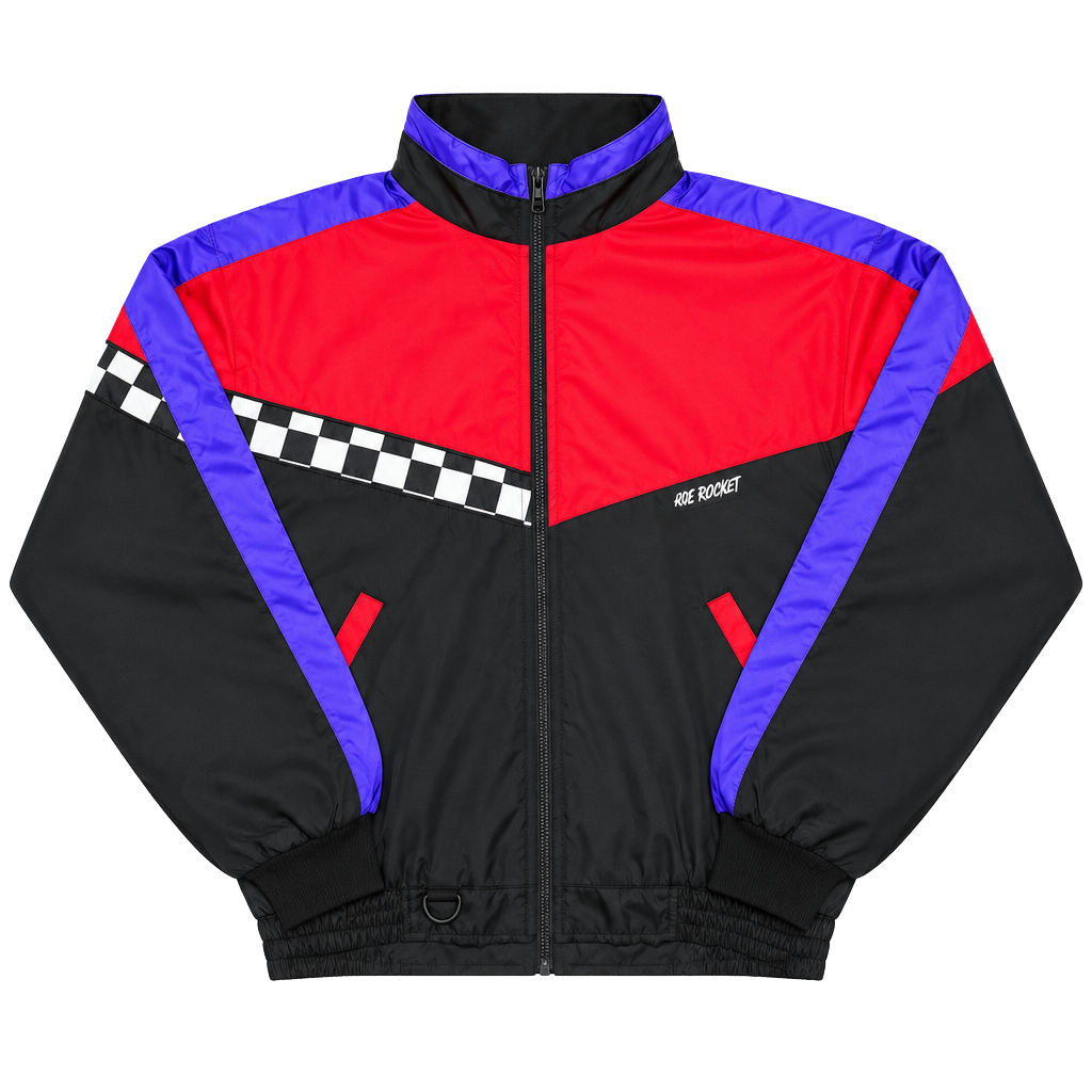 Joe Rocket Big Joe Checkered Moto Jacket 90s Vintage 1