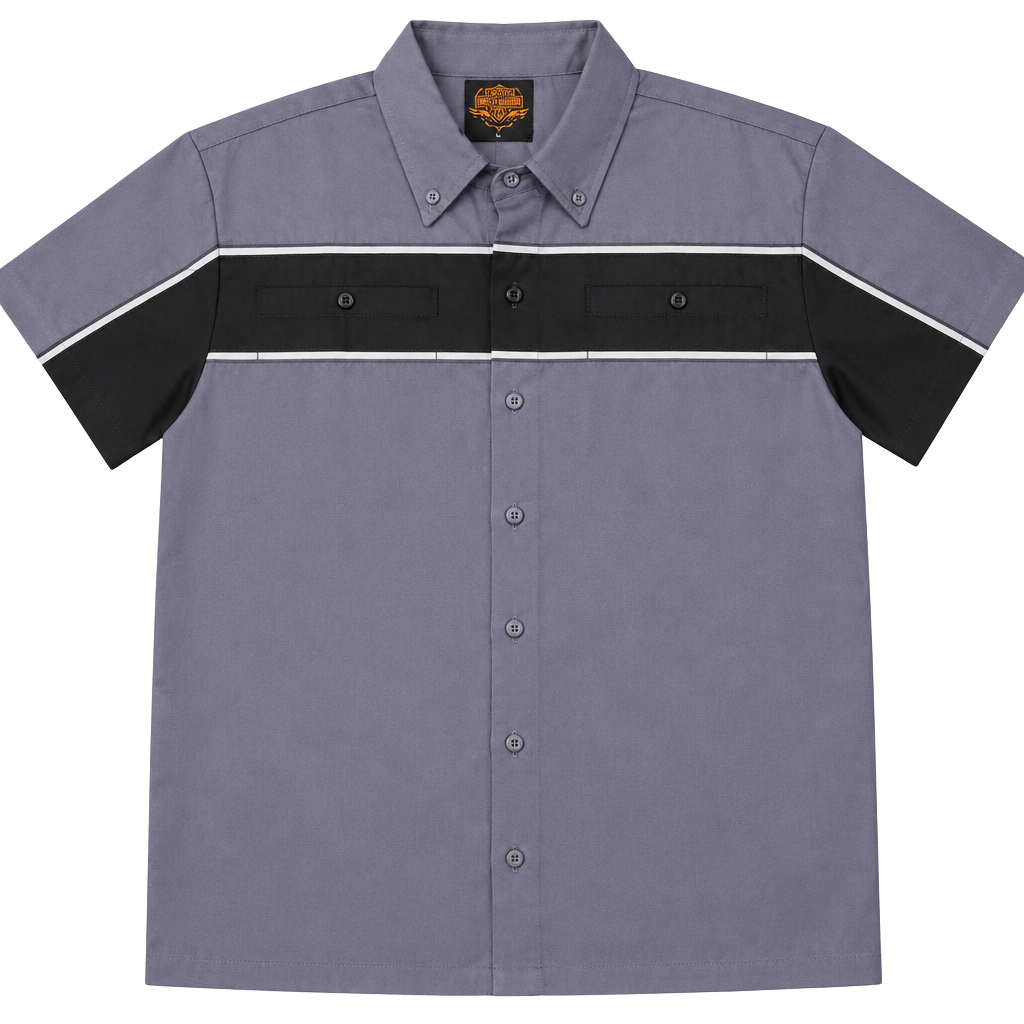 Milwaukee Performance Men's L Short Sleeve Button-Up NWT's 1