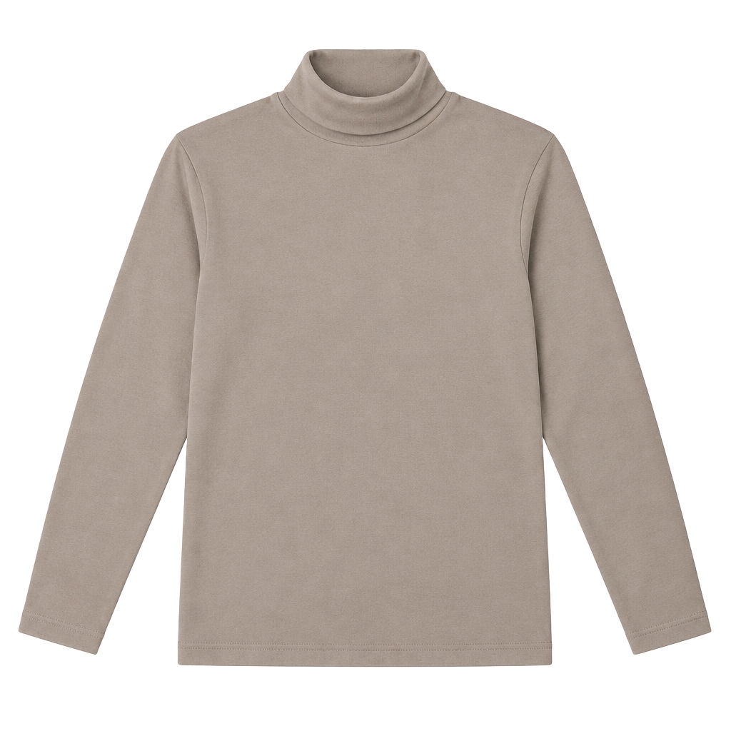 L.L.Bean Turtleneck Size X-Large Tall Beige Long Sleeve 1