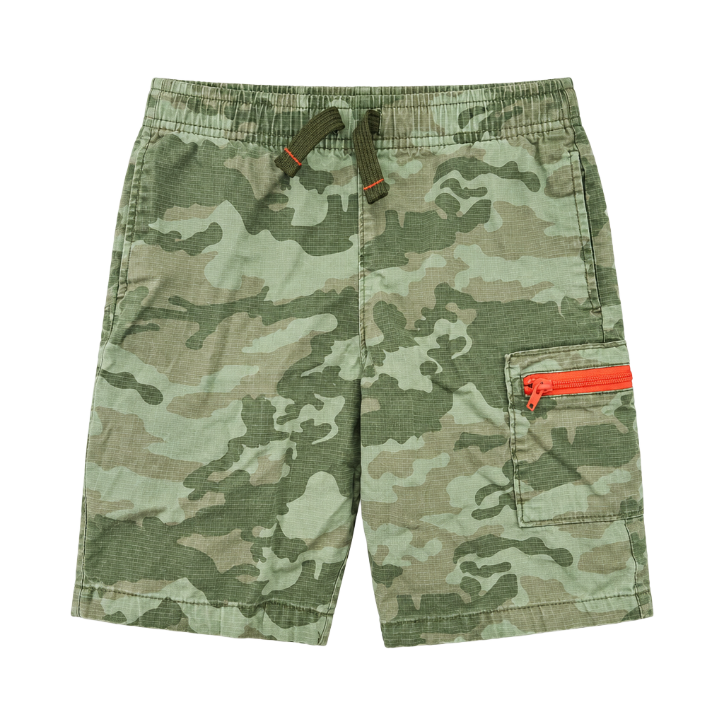 365 Kids from Garanimals Cargo Shorts Size 10 Camo Green 1