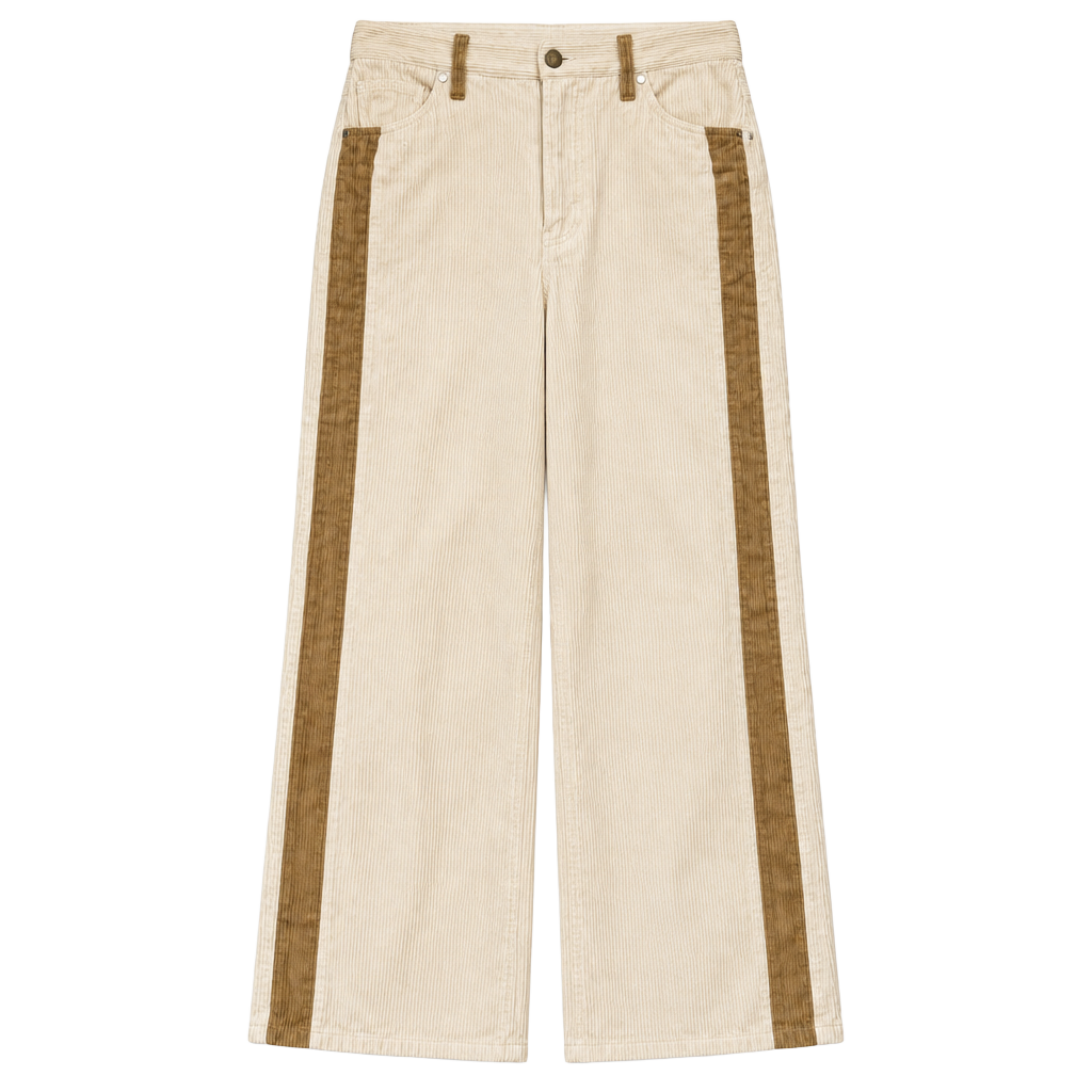BLDWN High Rise Wide Leg Corduroy Pants Size 28 1