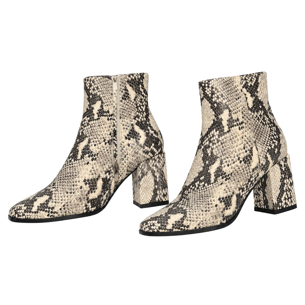 Madden Girl Snake Print Ankle Booties Size 8.5 1