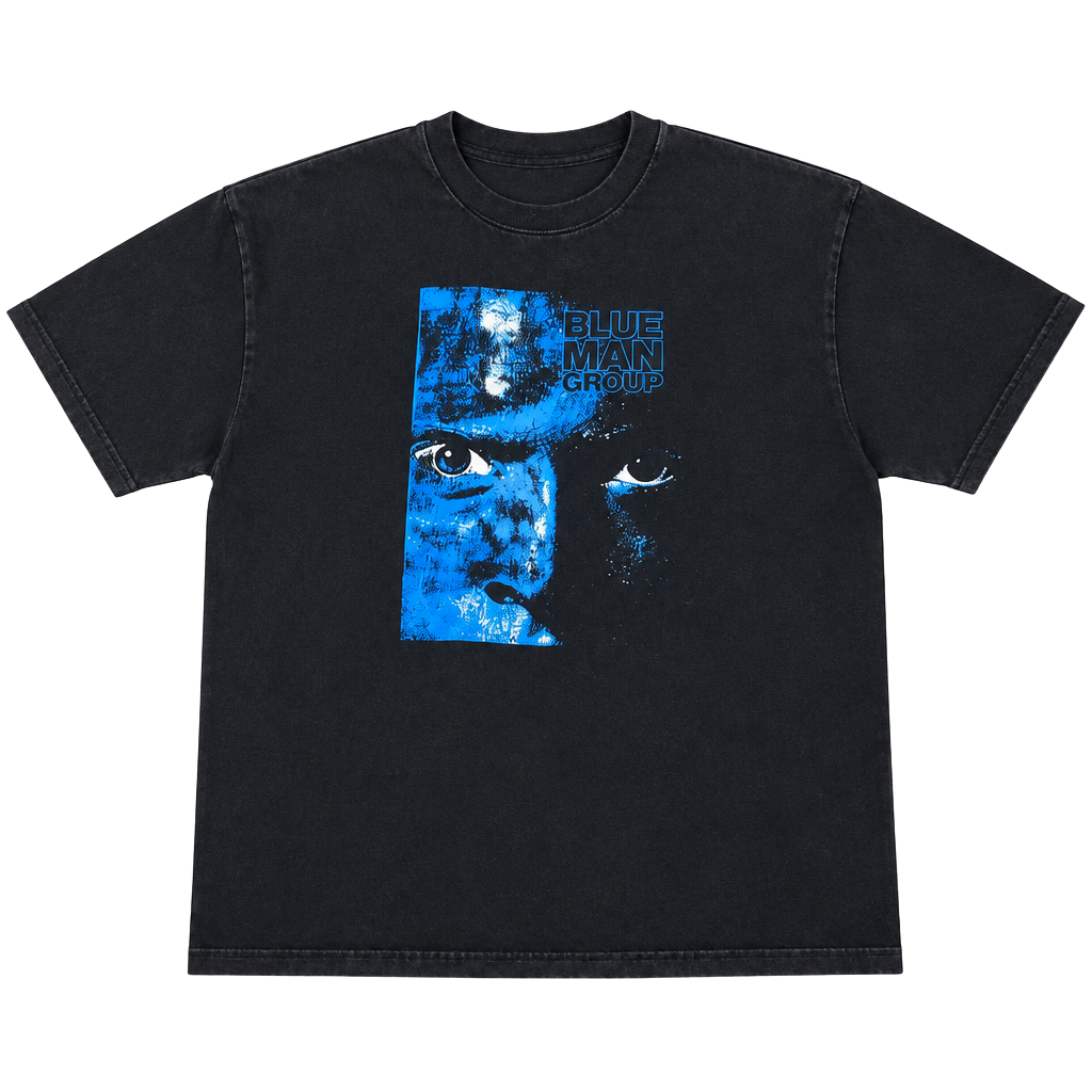 1999’ Hanes Blue Man Group Boston T-Shirt Size Adult XL Black Graphic Tee 1