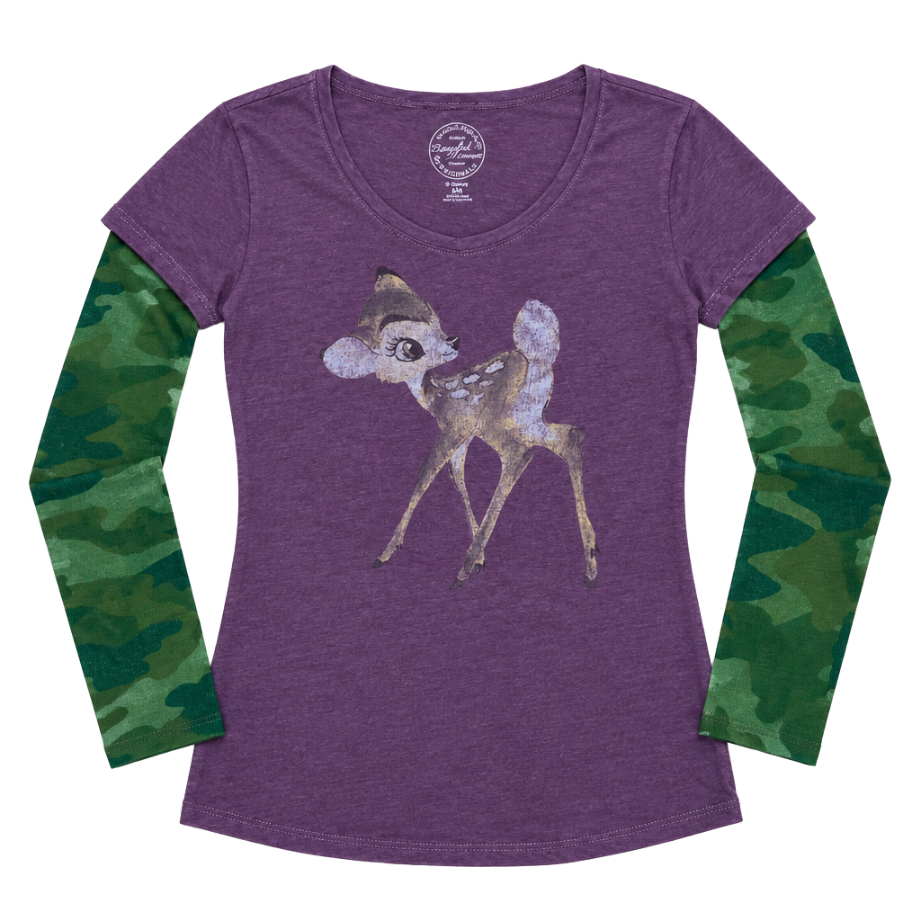 Custom Disney Bambi Deer Graphic T
1