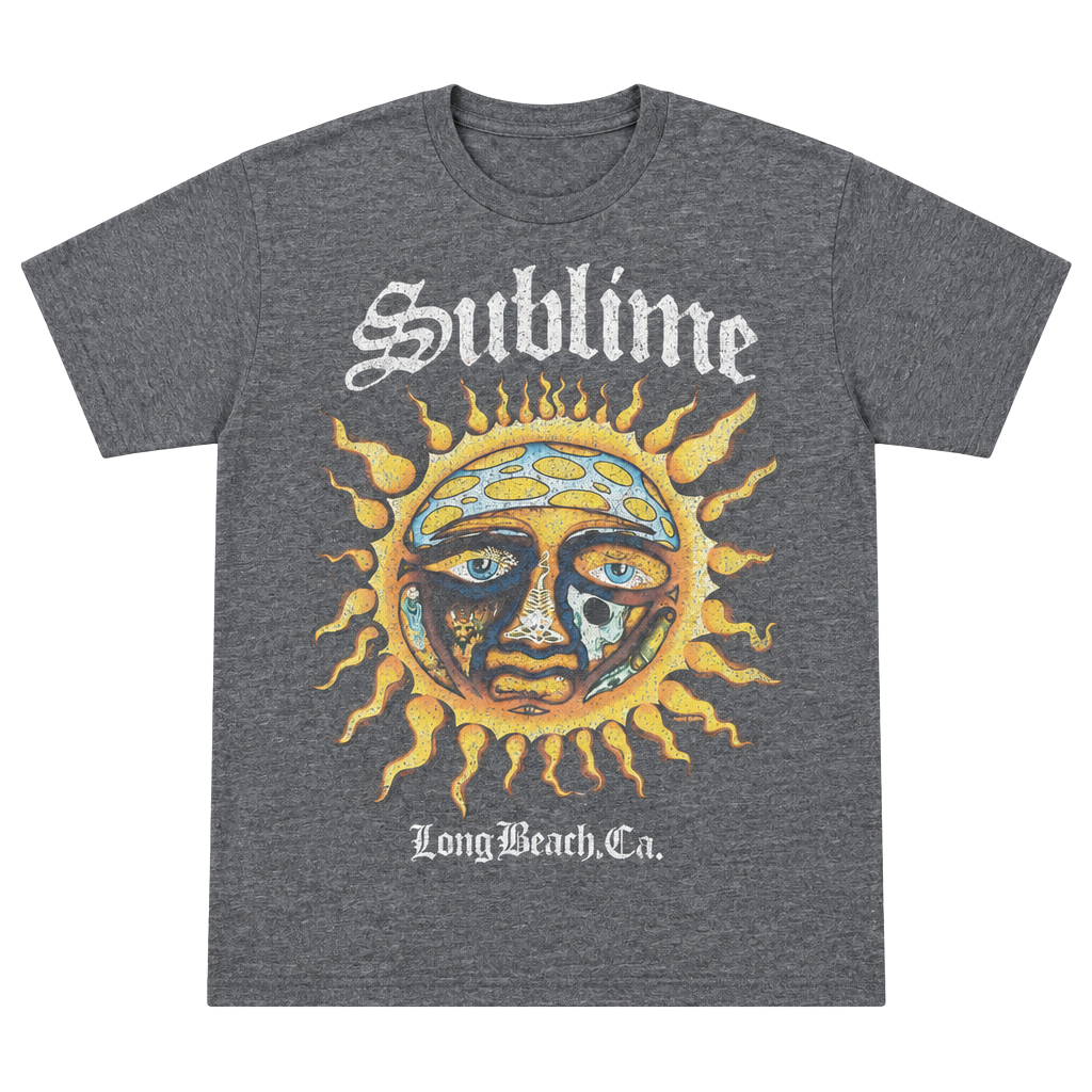 Sublime Sun Logo T-Shirt Gray 1