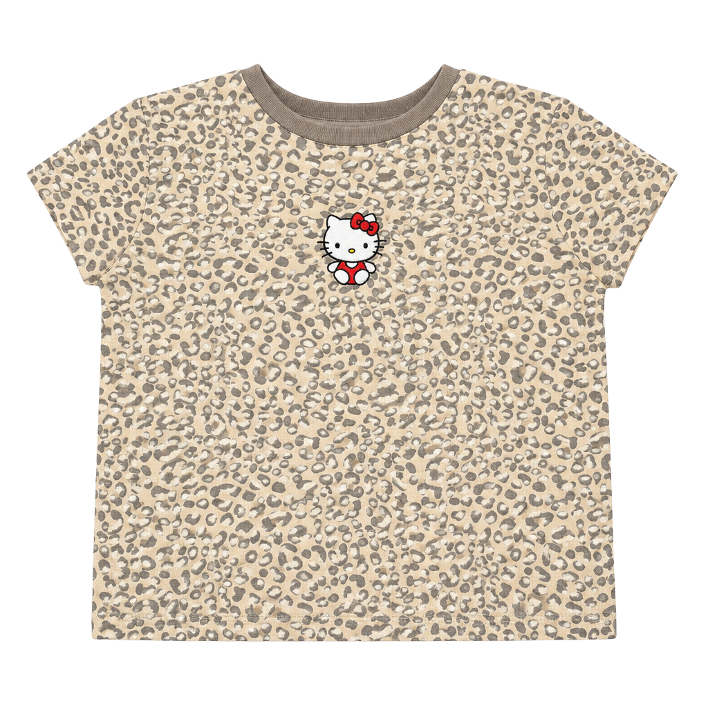 Hello Kitty Leopard Crop Top Size M 1