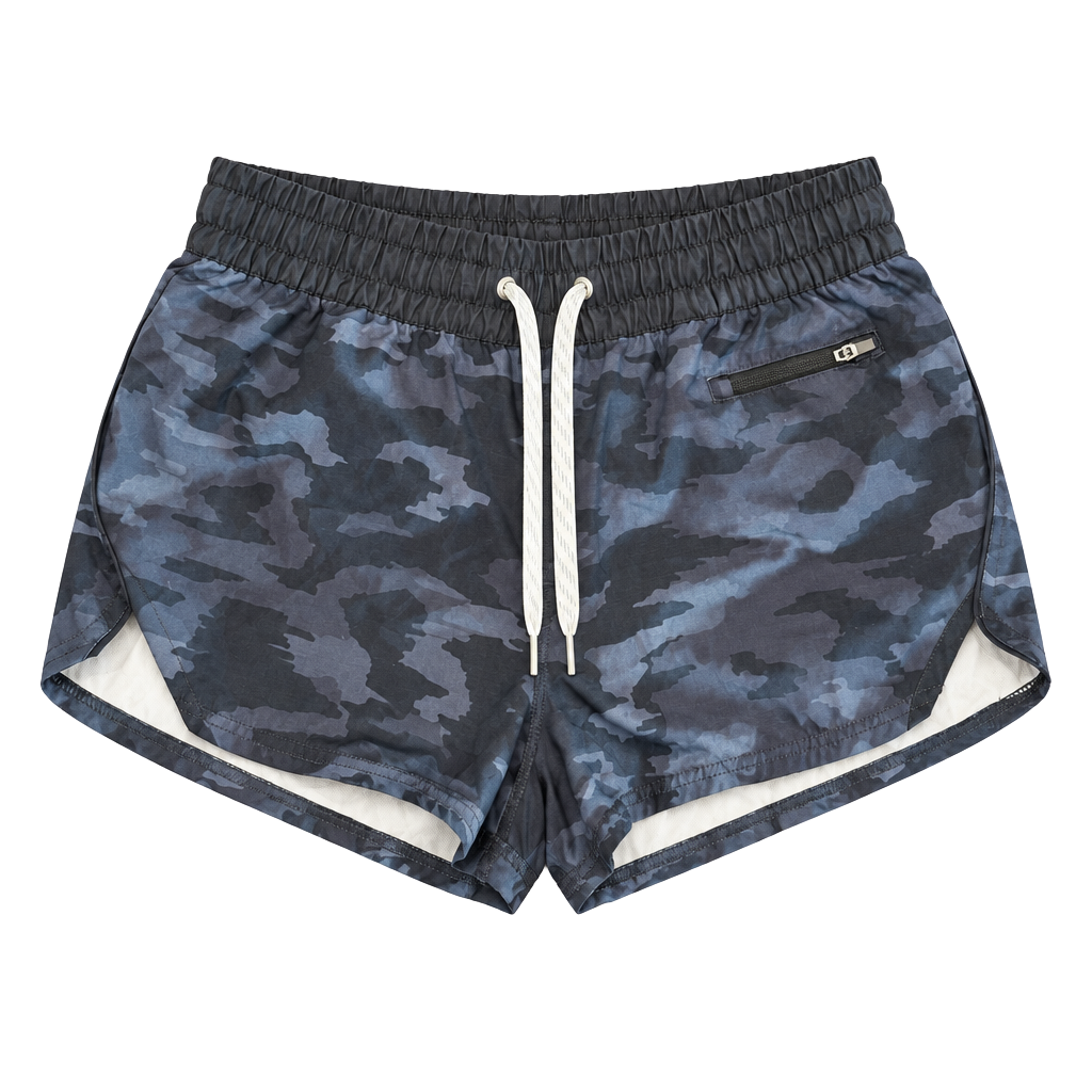 Vuori Clementine Shorts Size Small Black Camo Athletic Running 1
