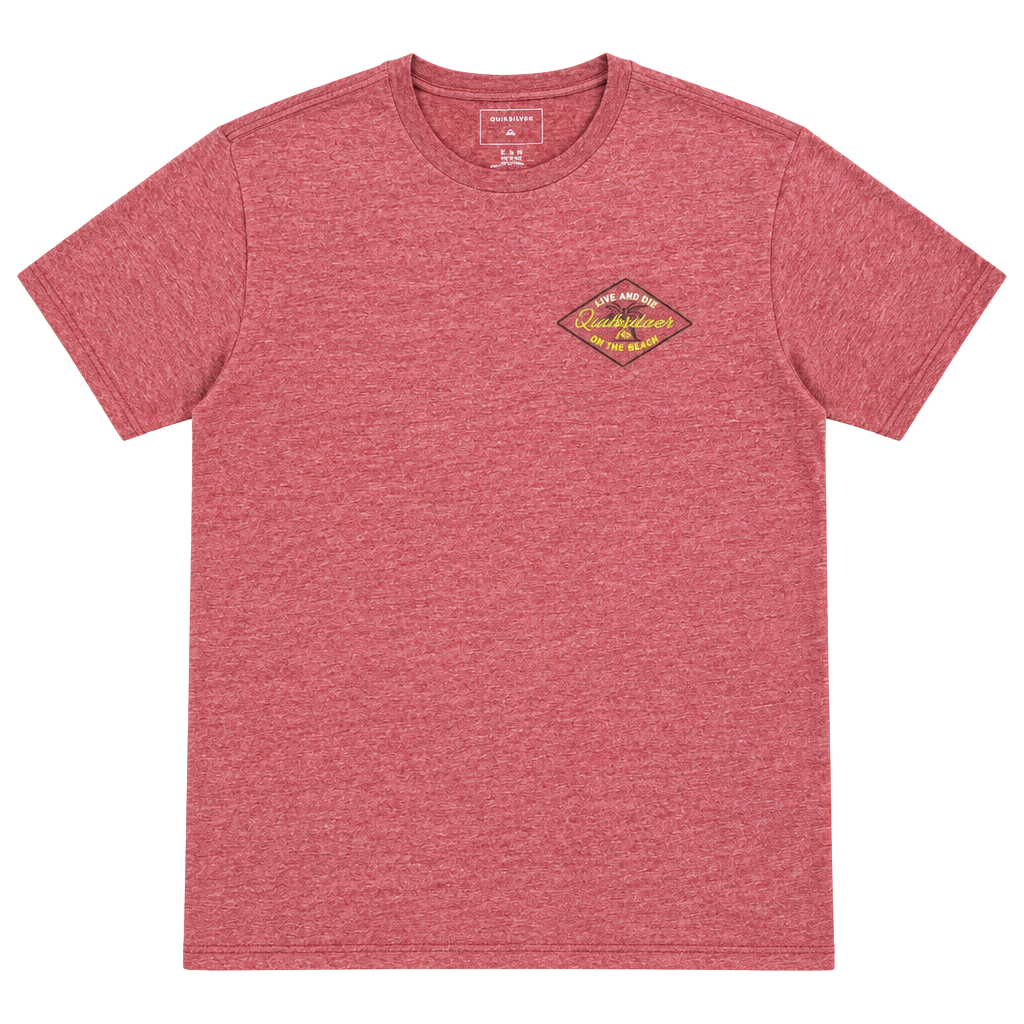 Quiksilver Live And Die T-Shirt Size M Red 1