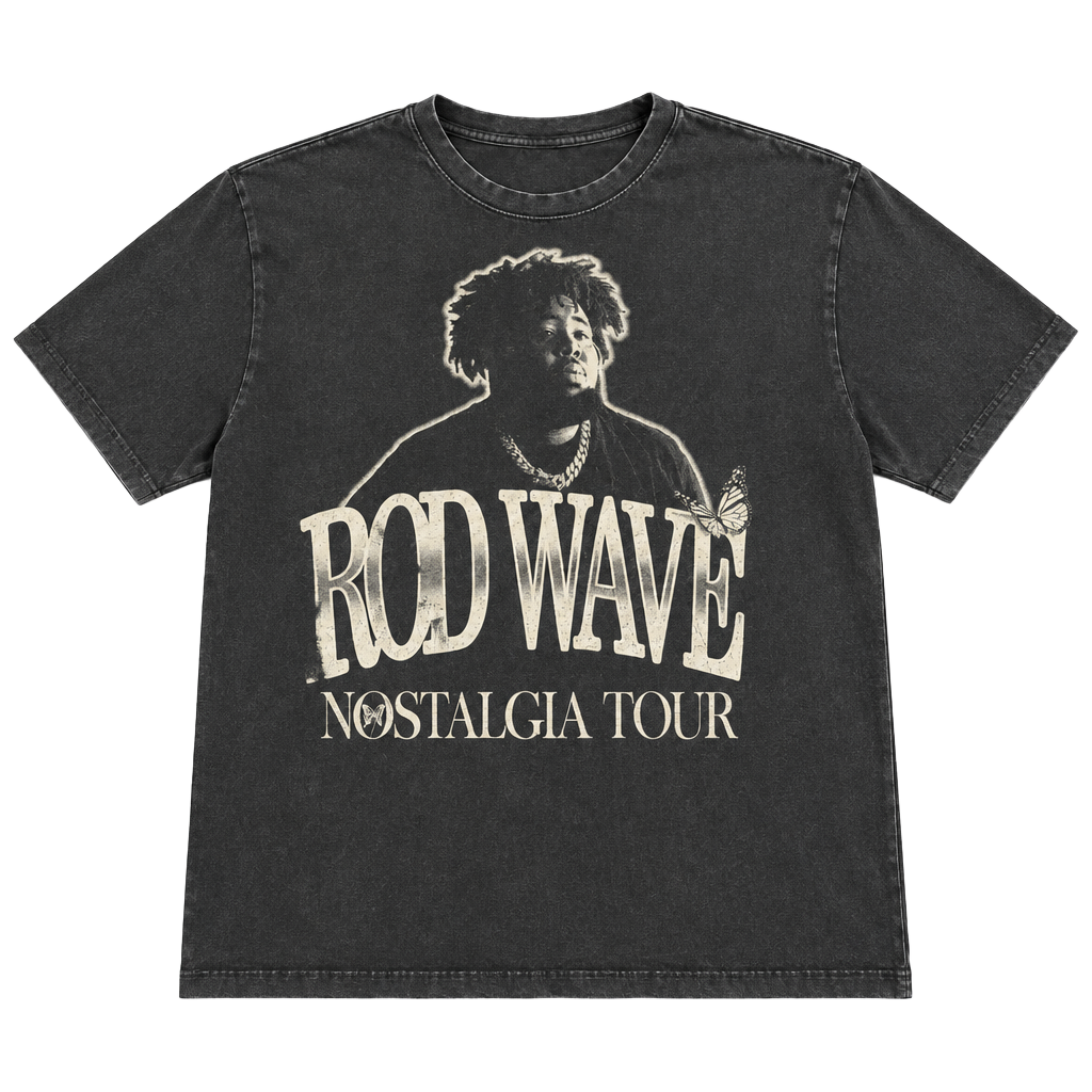 Rod Wave Nostalgia Tour T-Shirt Size L 1