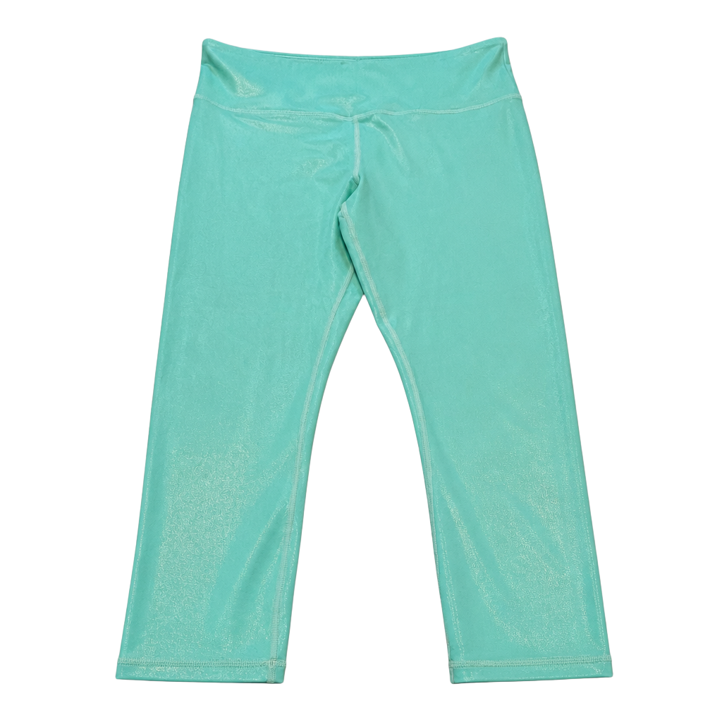 Zyia Active Metallic Seafoam Leggings 1