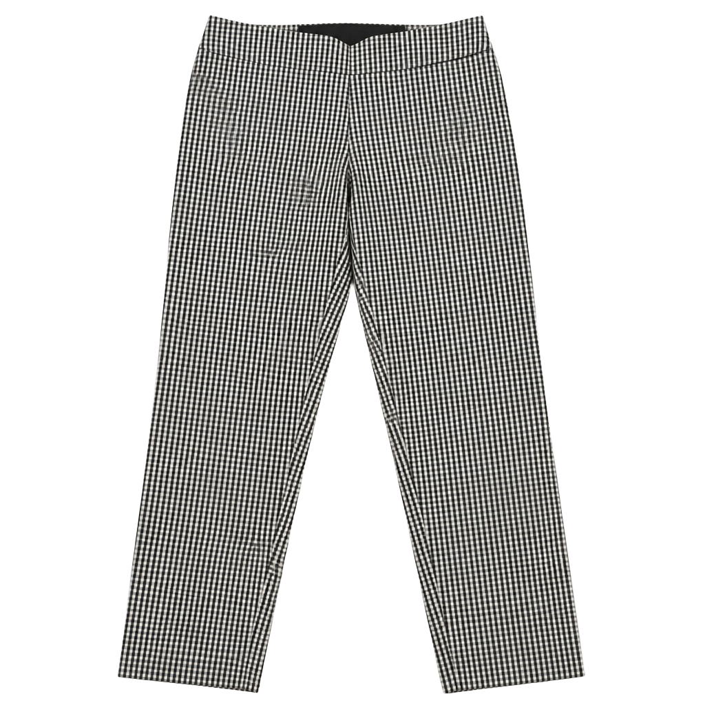A New Day Black and White Gingham Skinny Ankle Pants Size 8R 1