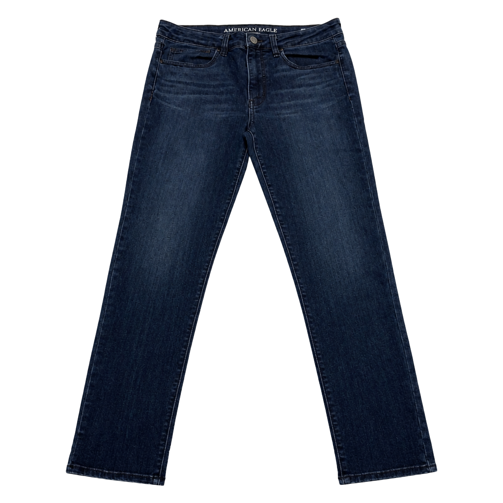 American Eagle Outfitters Hi-Rise Jegging Super Super Stretch Dark Wash Jeans Women's 12 Regular 1