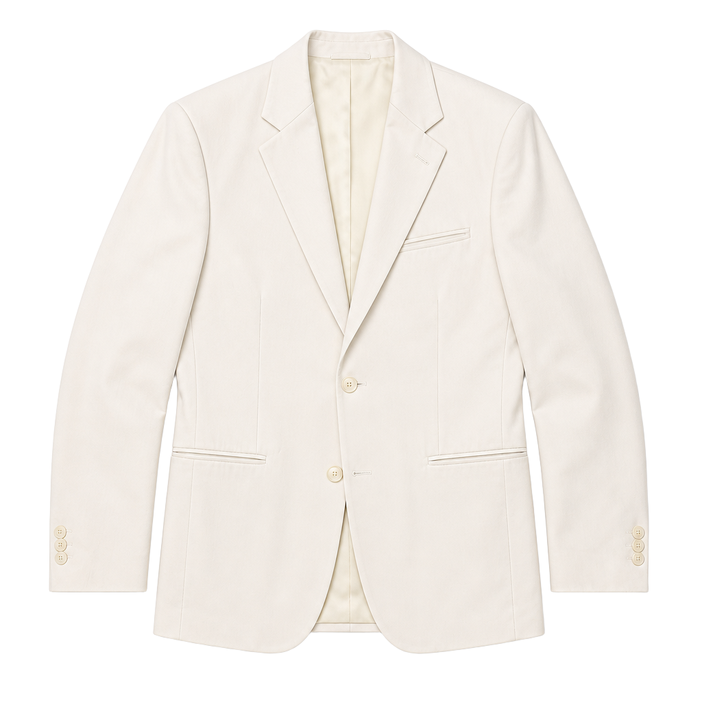 Jacquemus Le Coup De Soleil 'La Veste Valensole' White Linen Blazer 1