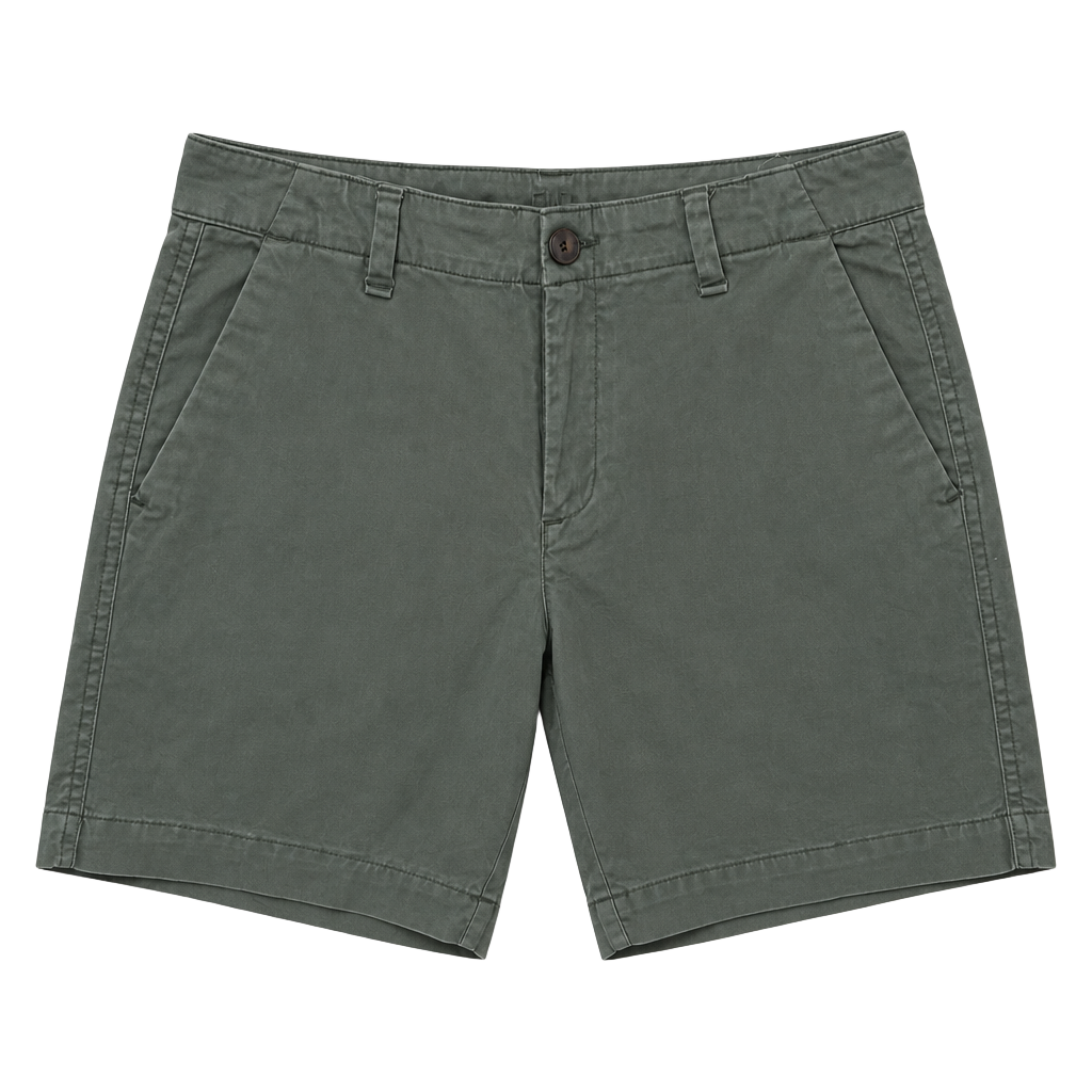 Gap City Short Size 0 Green Twill Casual Pockets 1