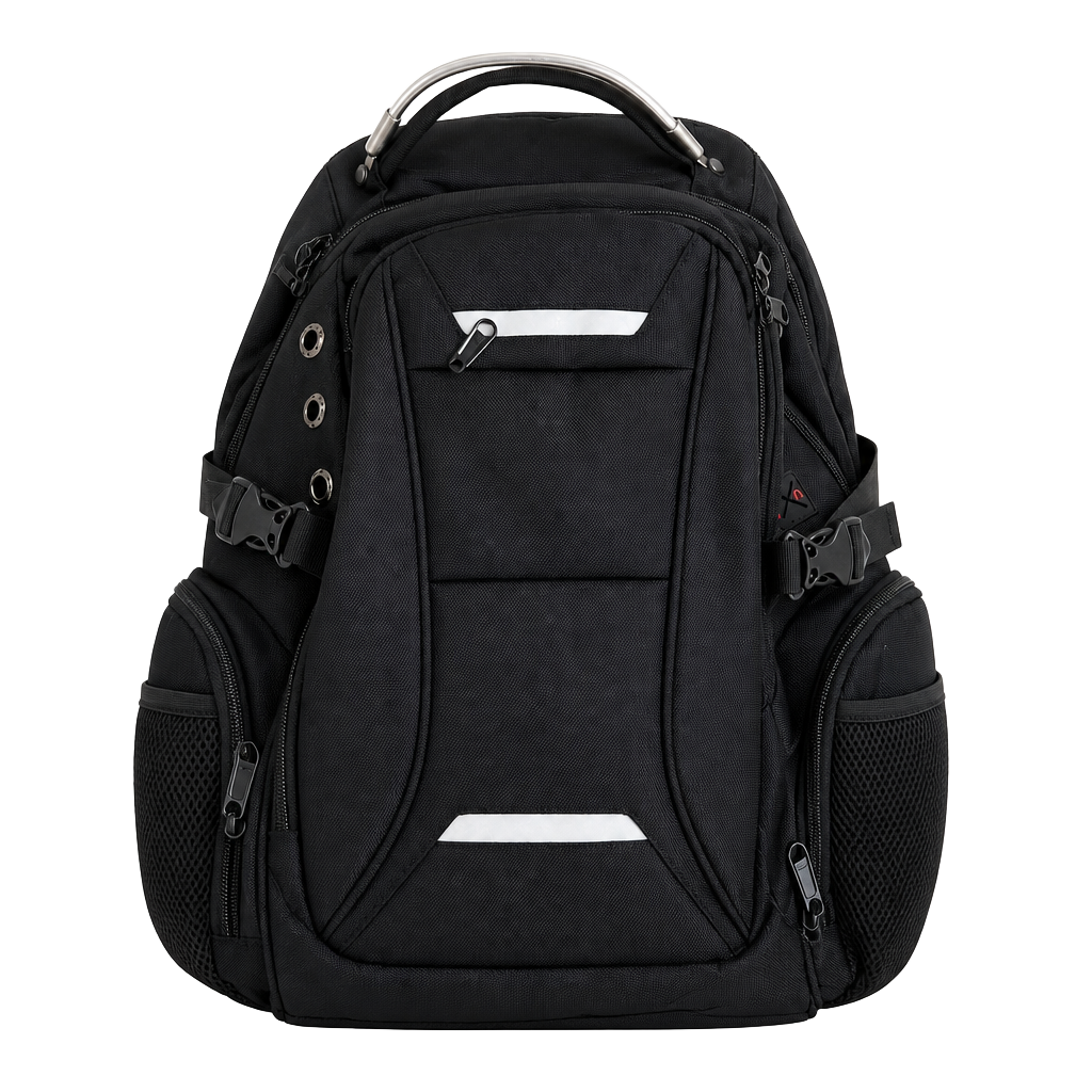 Billiton Mashi Water Proof Backpack Black 17 Inch Travel Laptop Bag 1