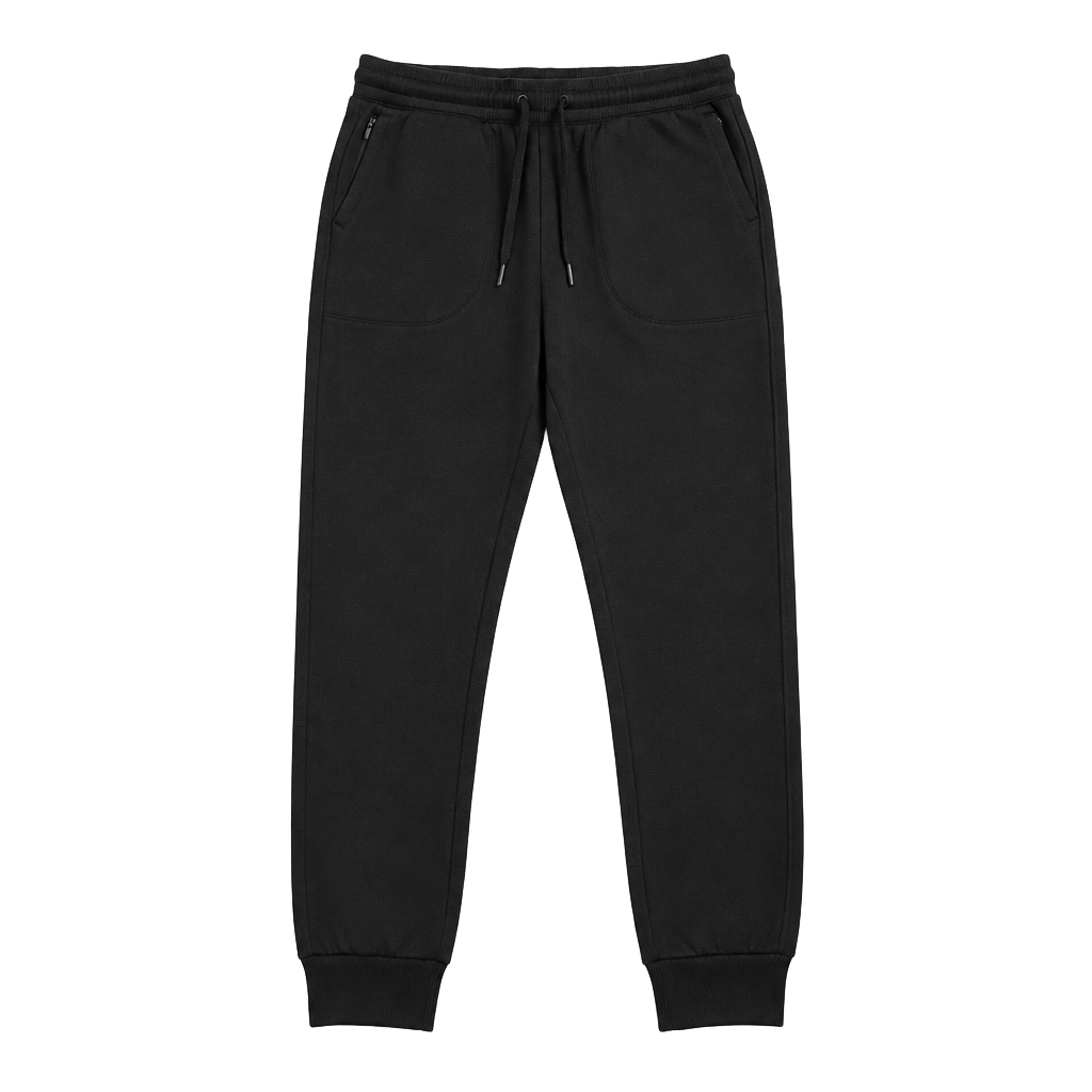 Rachel Zoe Women's Black Athletic Joggers with Zipper Pocket 1