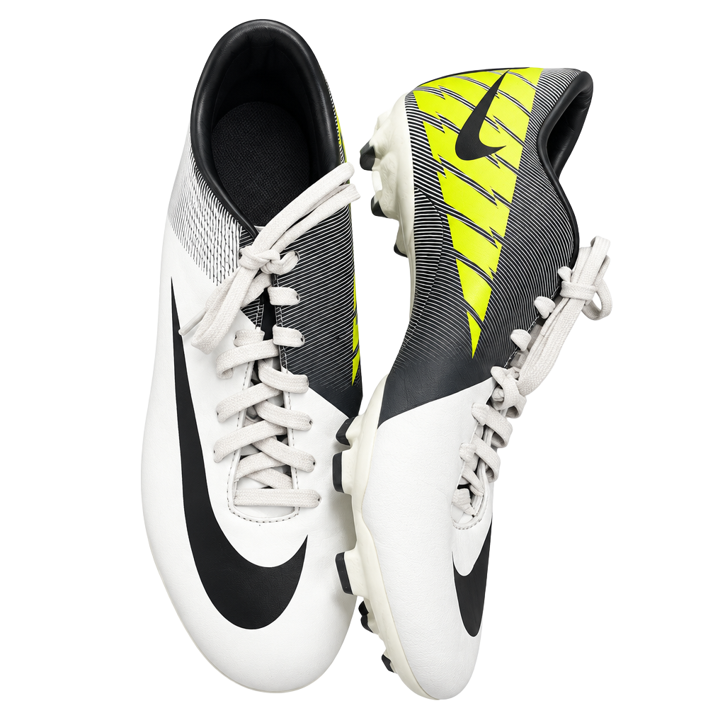 Nike Mercurial Soccer Cleats White Black Volt 1