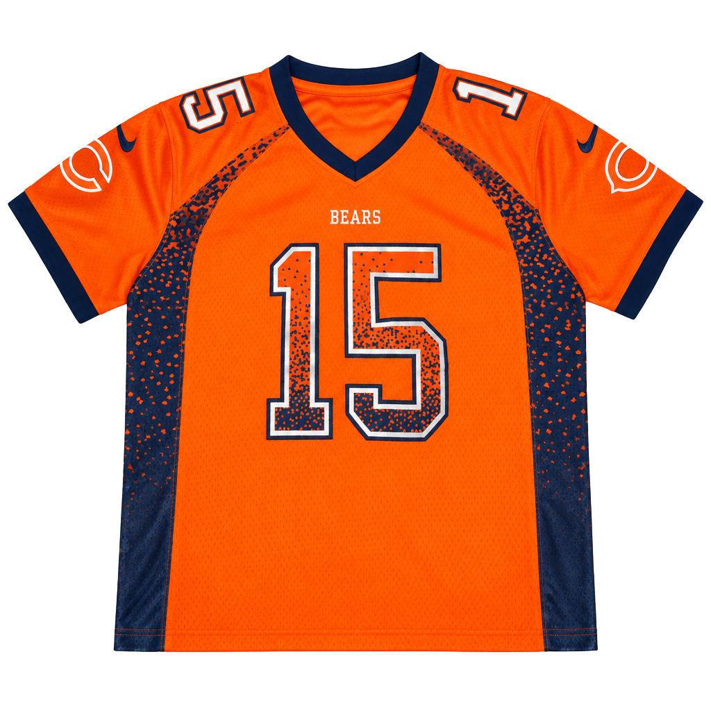 Nike Chicago Bears Brandon Marshall #15 Jersey Size M Orange NFL kids 1