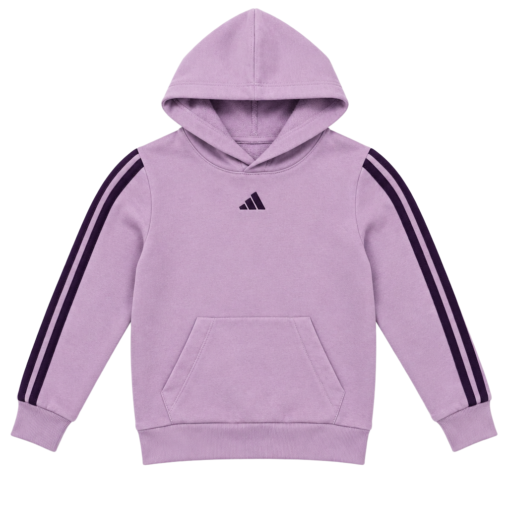 Adidas Seasonal Essentials Tiberio Hoodie Size 7 Purple Fleece 1
