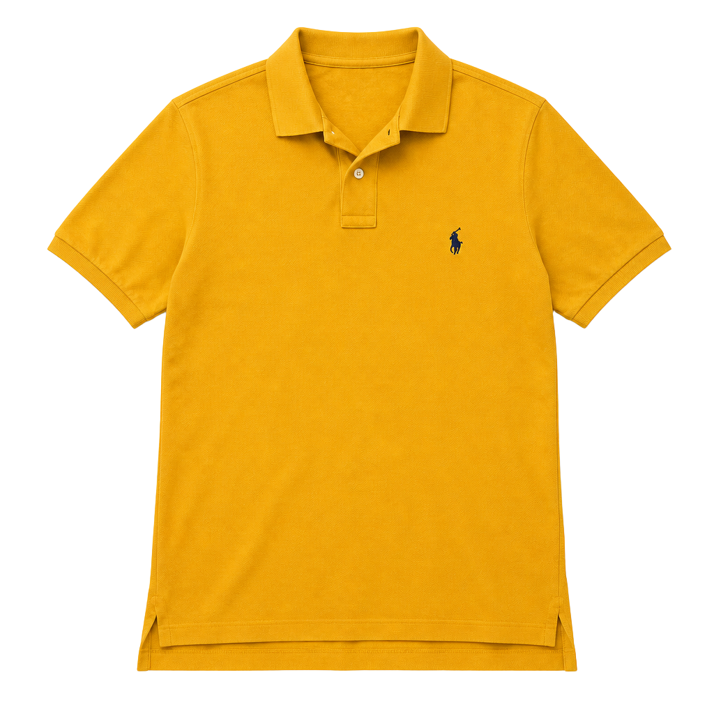 Polo Ralph Lauren Classic Fit Polo Shirt XLT Yellow Cotton 1