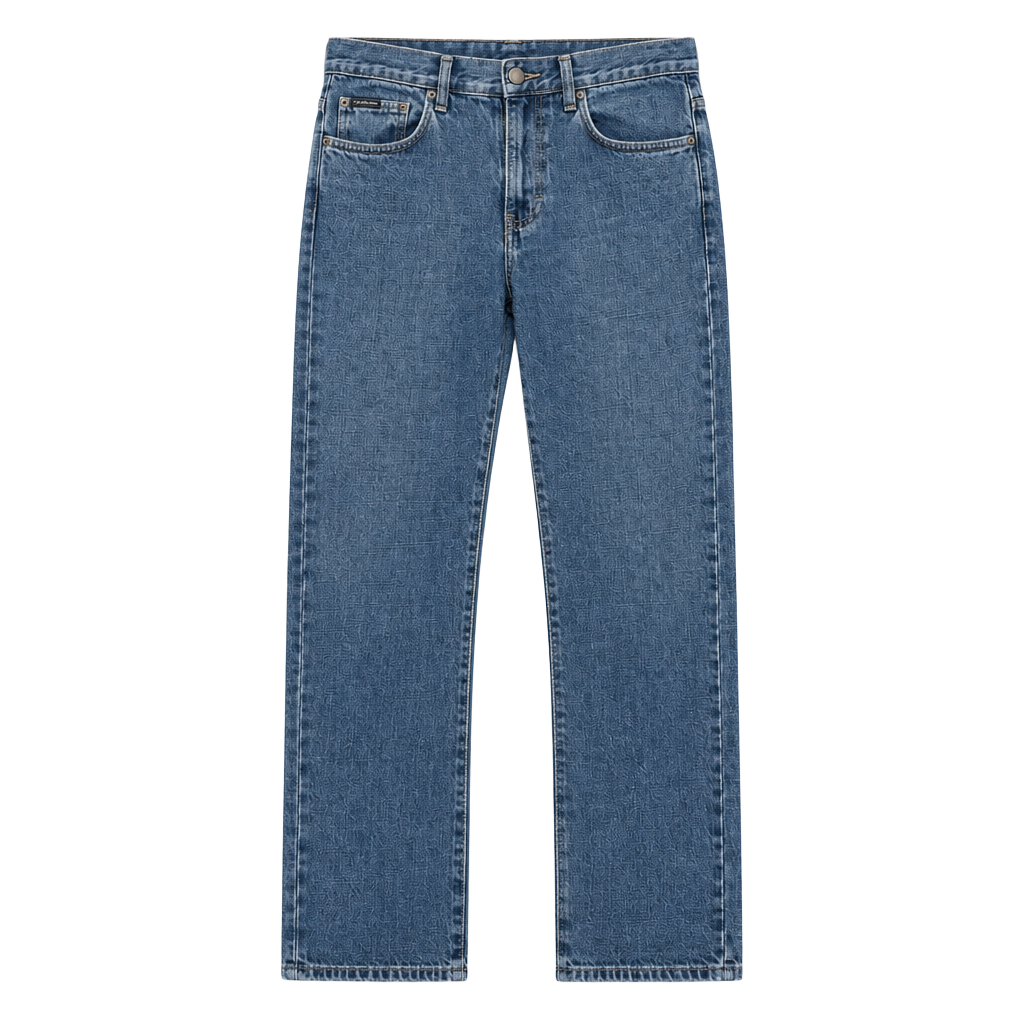 Calvin Klein Jeans Relaxed Straight Blue Denim Jeans 1