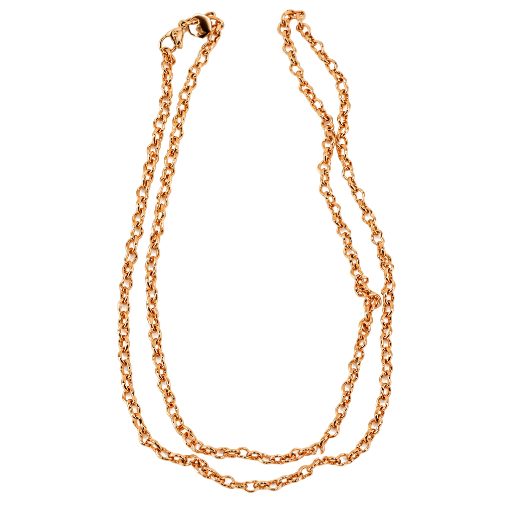Rose Gold Heart Chain 1
