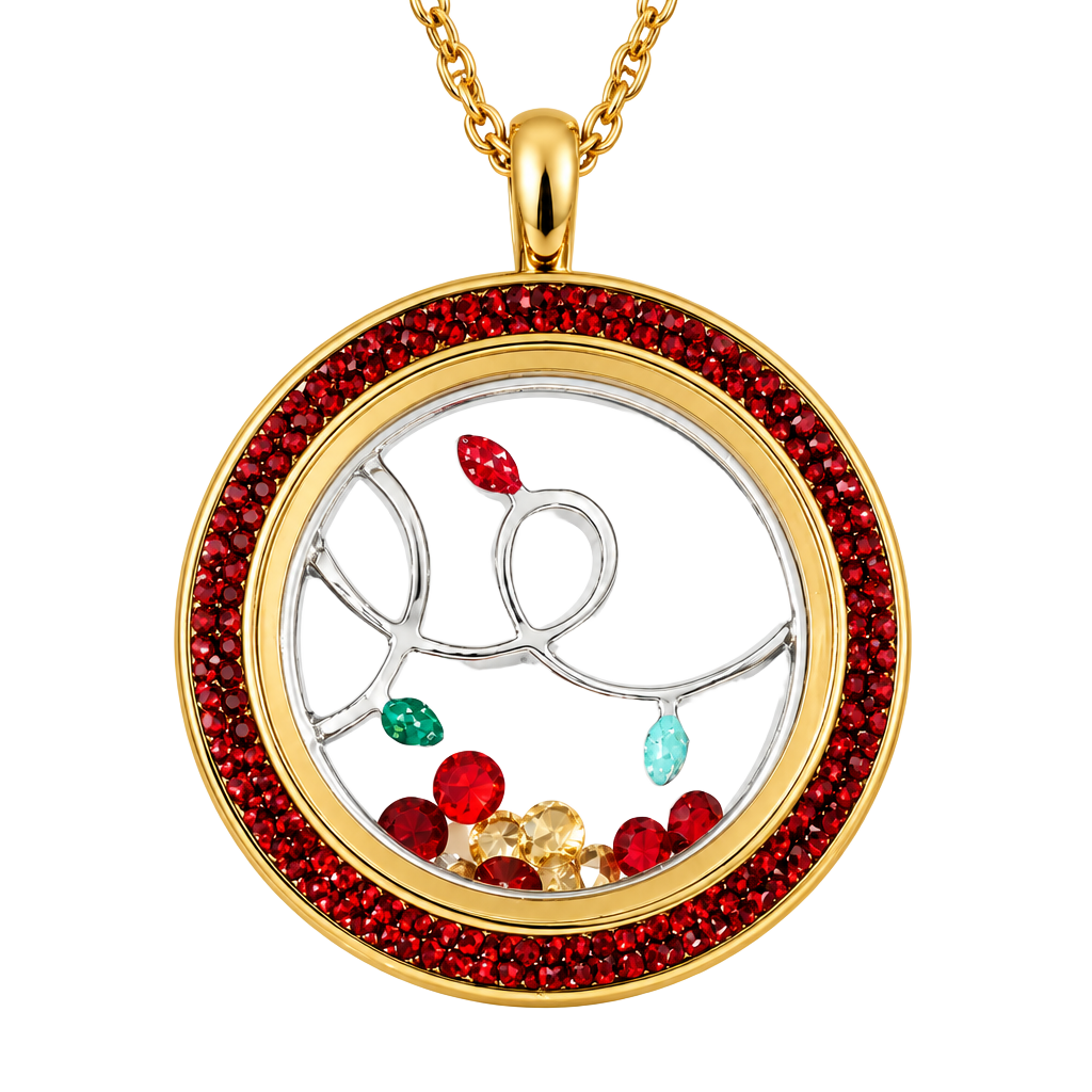 Origami Owl Christmas Floating Locket 1
