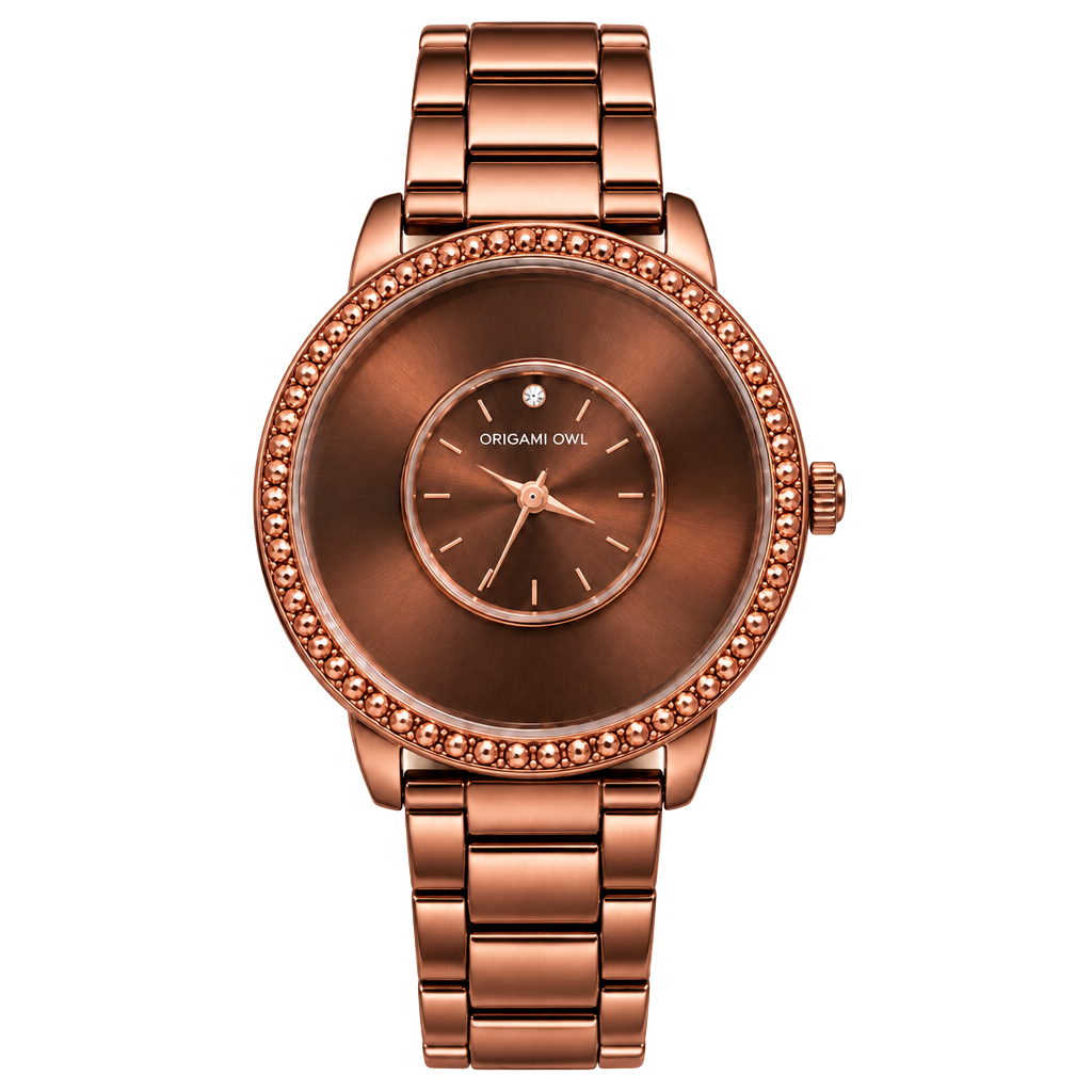 Origami Owl Chocolate Living Locket Watch 1