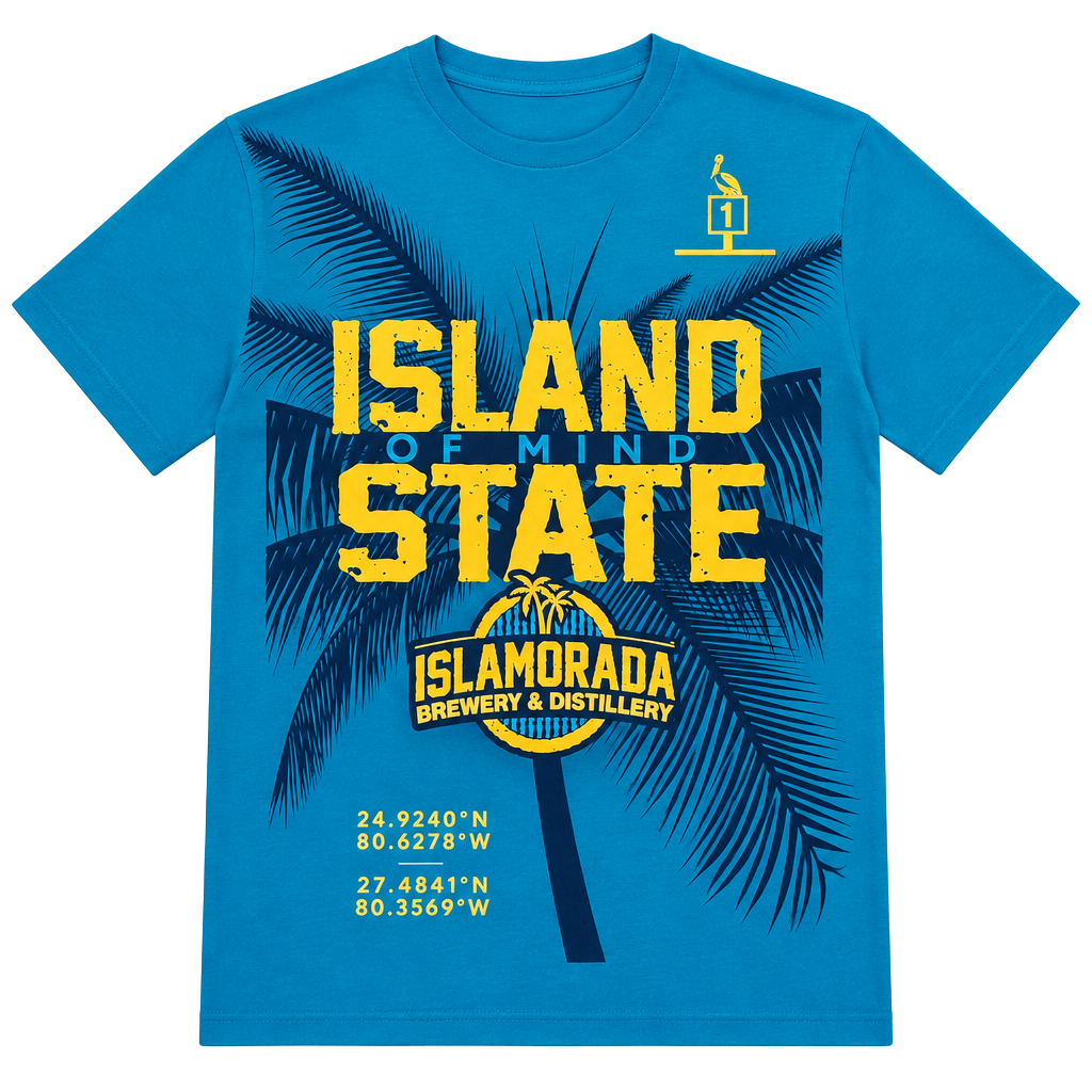 Sport-Tek Islamorada Brewery Island Of Mind State Shirt 1
