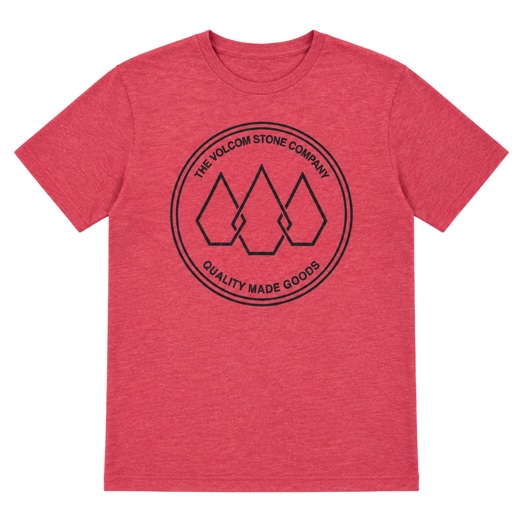 Volcom Graphic T-Shirt Size 3XL Red Cotton Blend 1