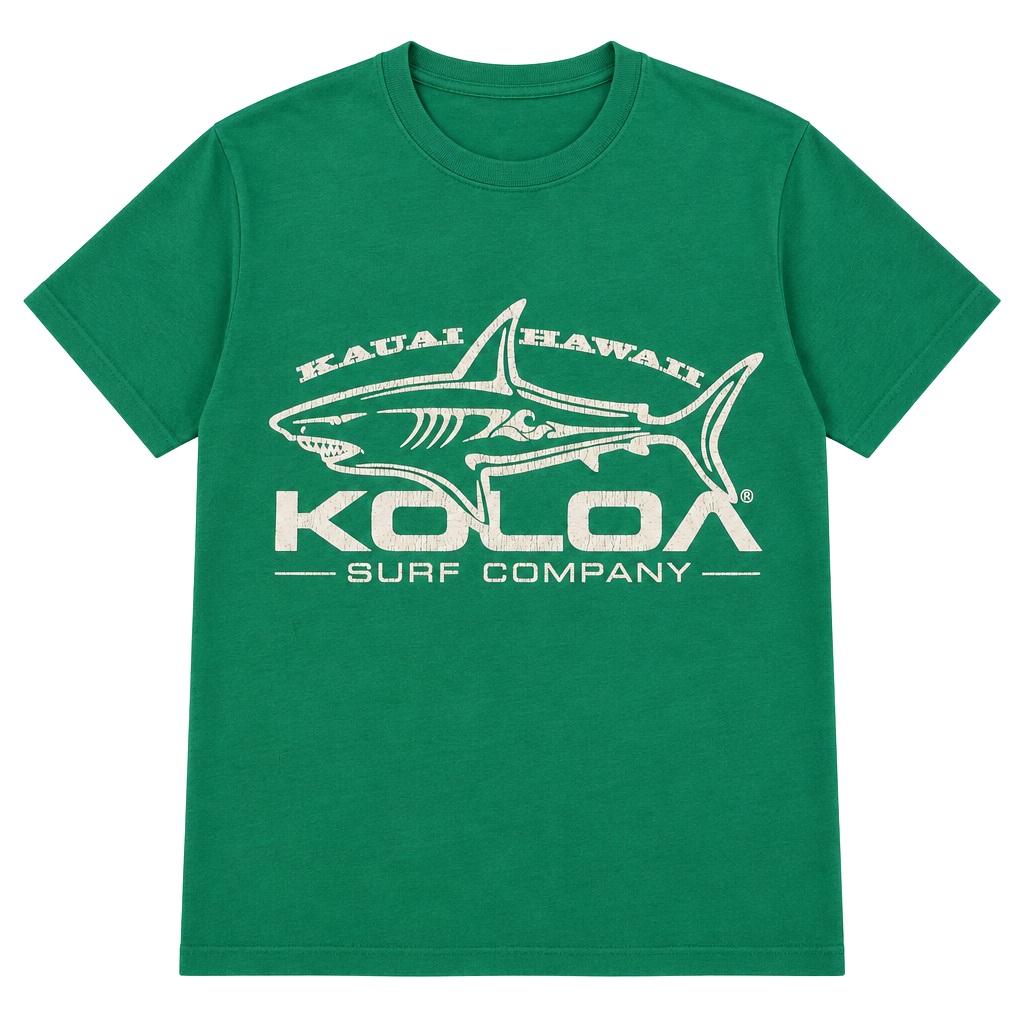 Koloa Surf Company Graphic T-Shirt Green L 1