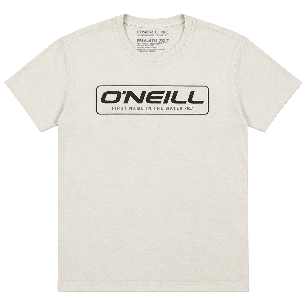 O'Neill Premium Tee Size 2XLT White Short Sleeve 1