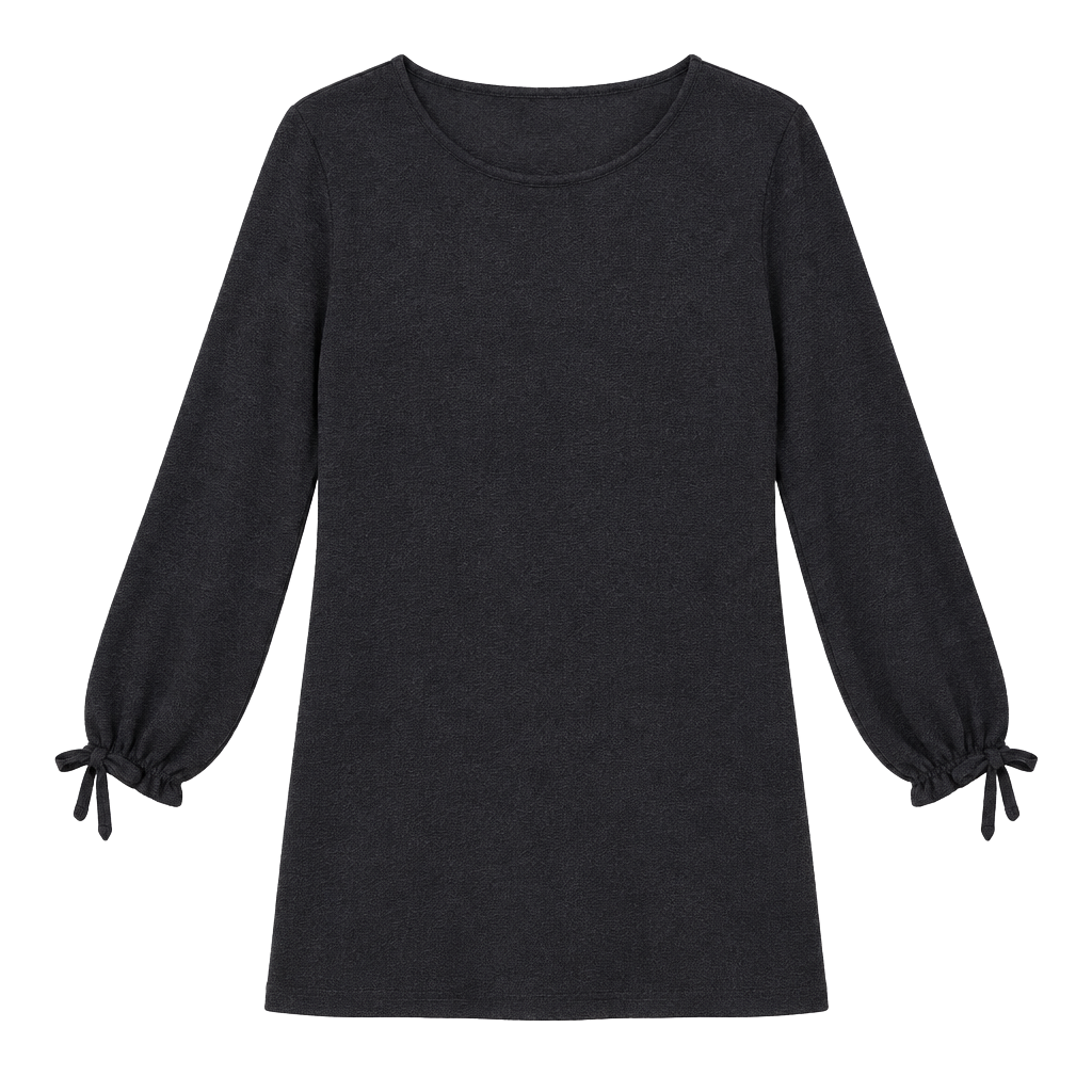 Banana Republic Black Tie Cuff Long Sleeve Dress Size XS 1