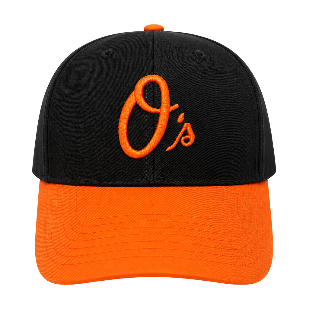 47 Brand Baltimore Orioles Black and Orange Snapback Hat 1