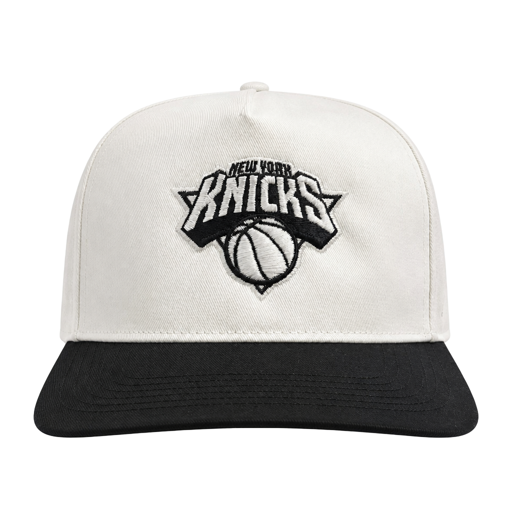 New York Knicks '47 White and Black Hitch Adjustable Hat 1