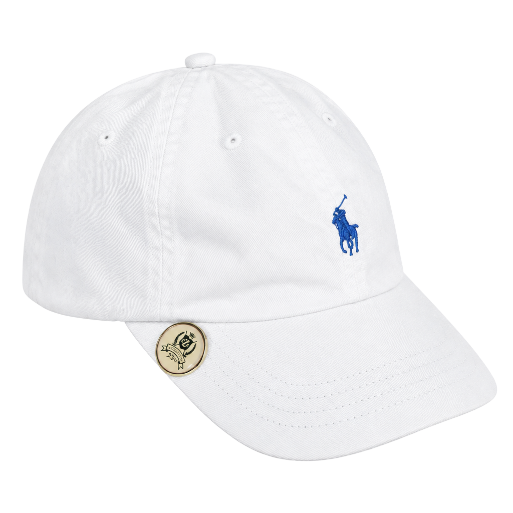 Polo Ralph Lauren Classic Chino Baseball Cap White 1