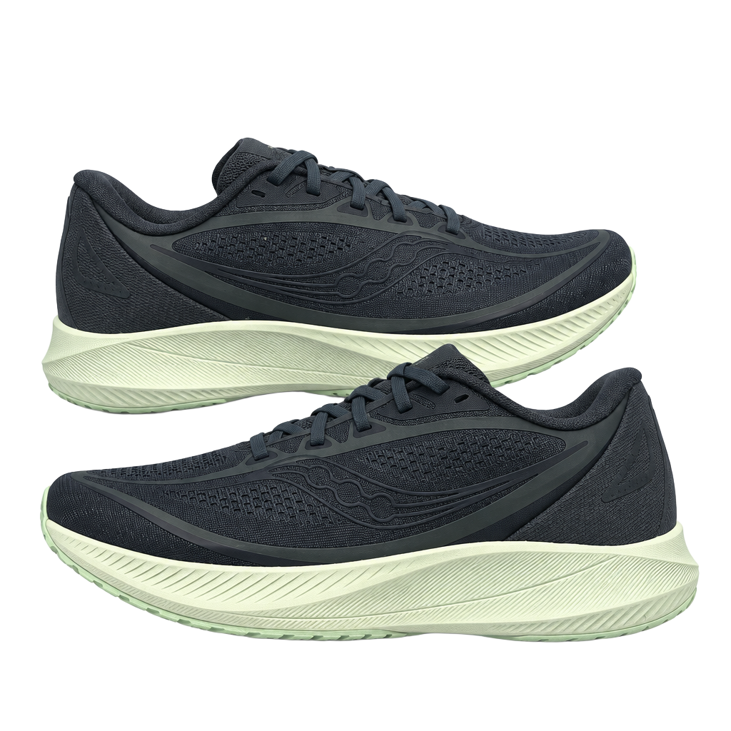 Women’s Saucony Mirage Flow Navy Running Shoes 1