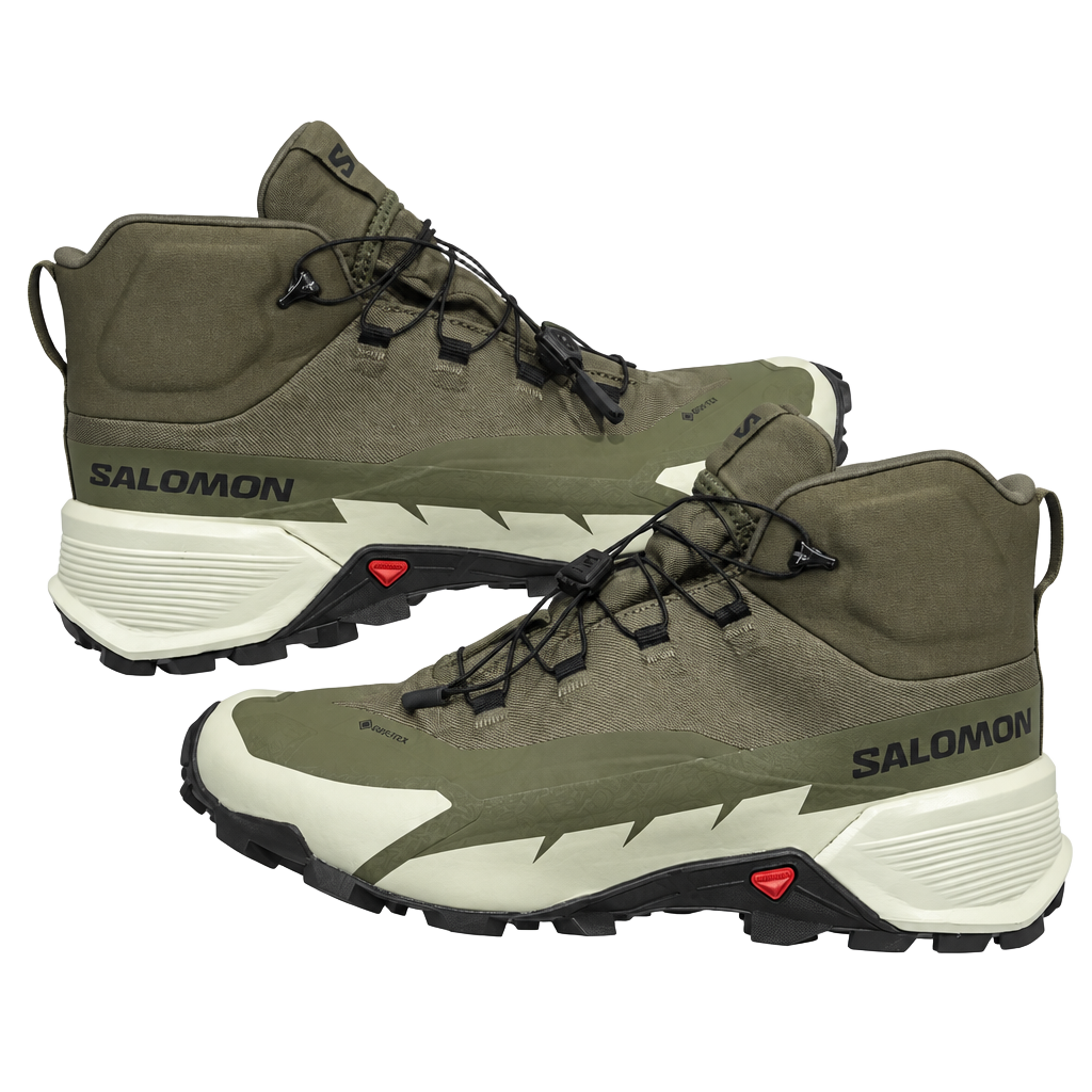 Salomon Cross Hike Tracker GTX Hiking Boots Ranger Green Gore-Tex 1