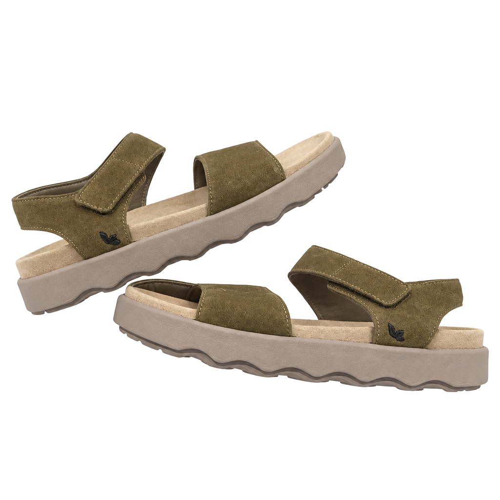 Women’s Koolaburra by UGG Tayla Sandal Brown Suede 1