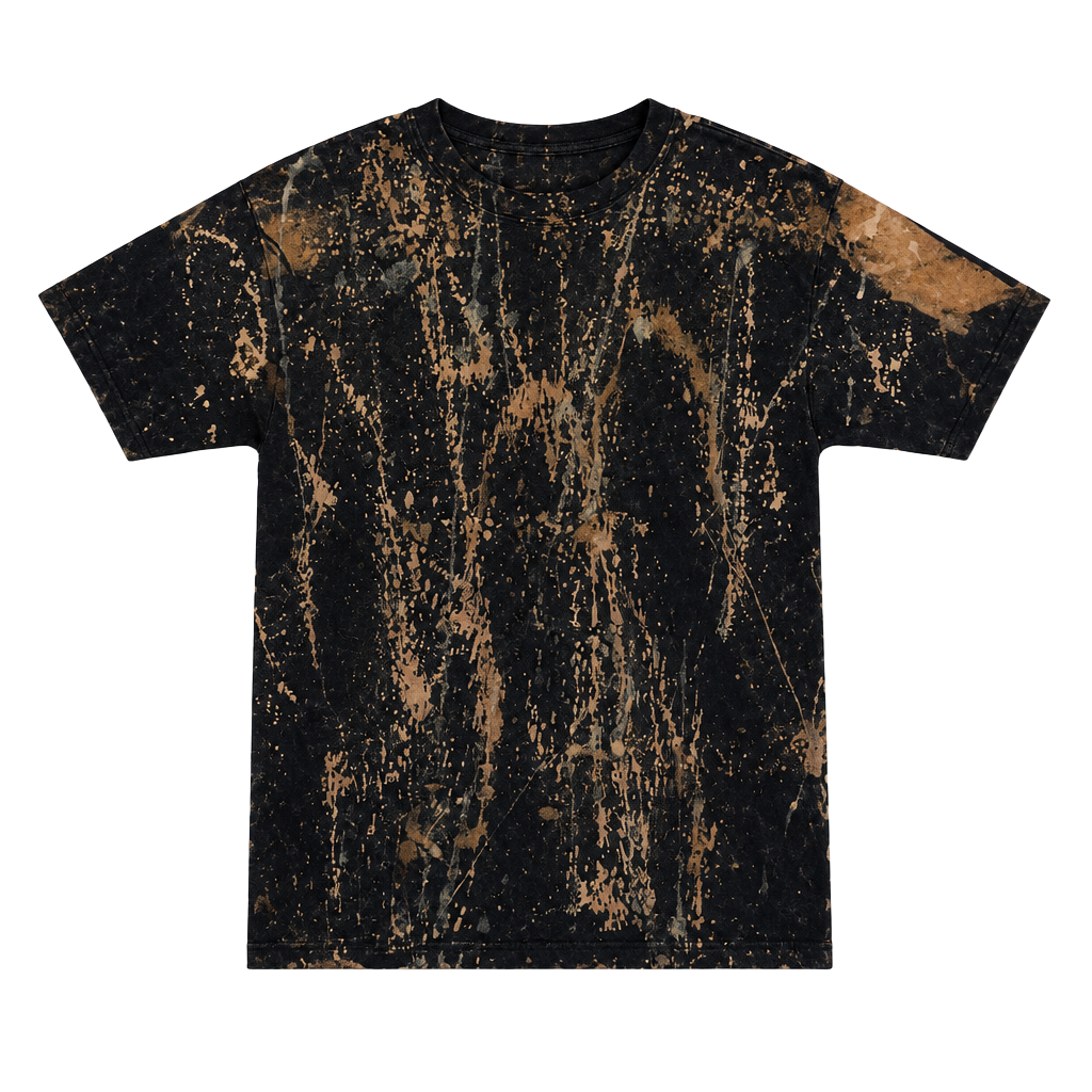 Bleach Tie-dye T-shirt - ***pine Tree Pressing*** - Size: Large - , 1
