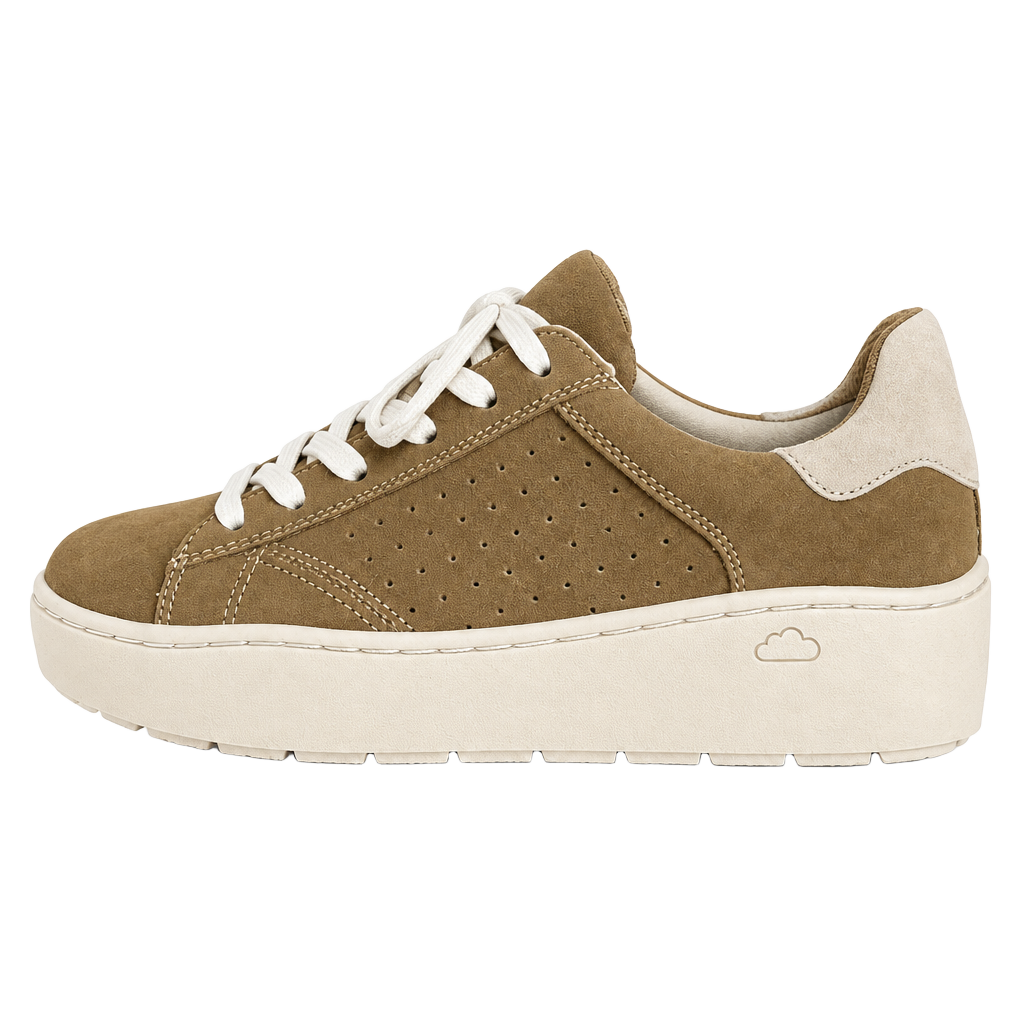 Project Cloud Bossy Size 10 Tan Platform Sneakers 1