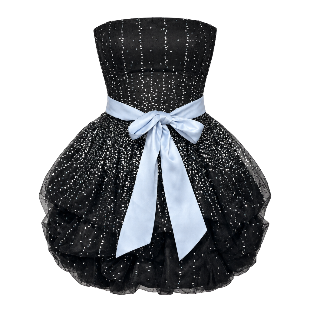 Jessica McClintock For Gunne Sax Dress Size 3 Black 1