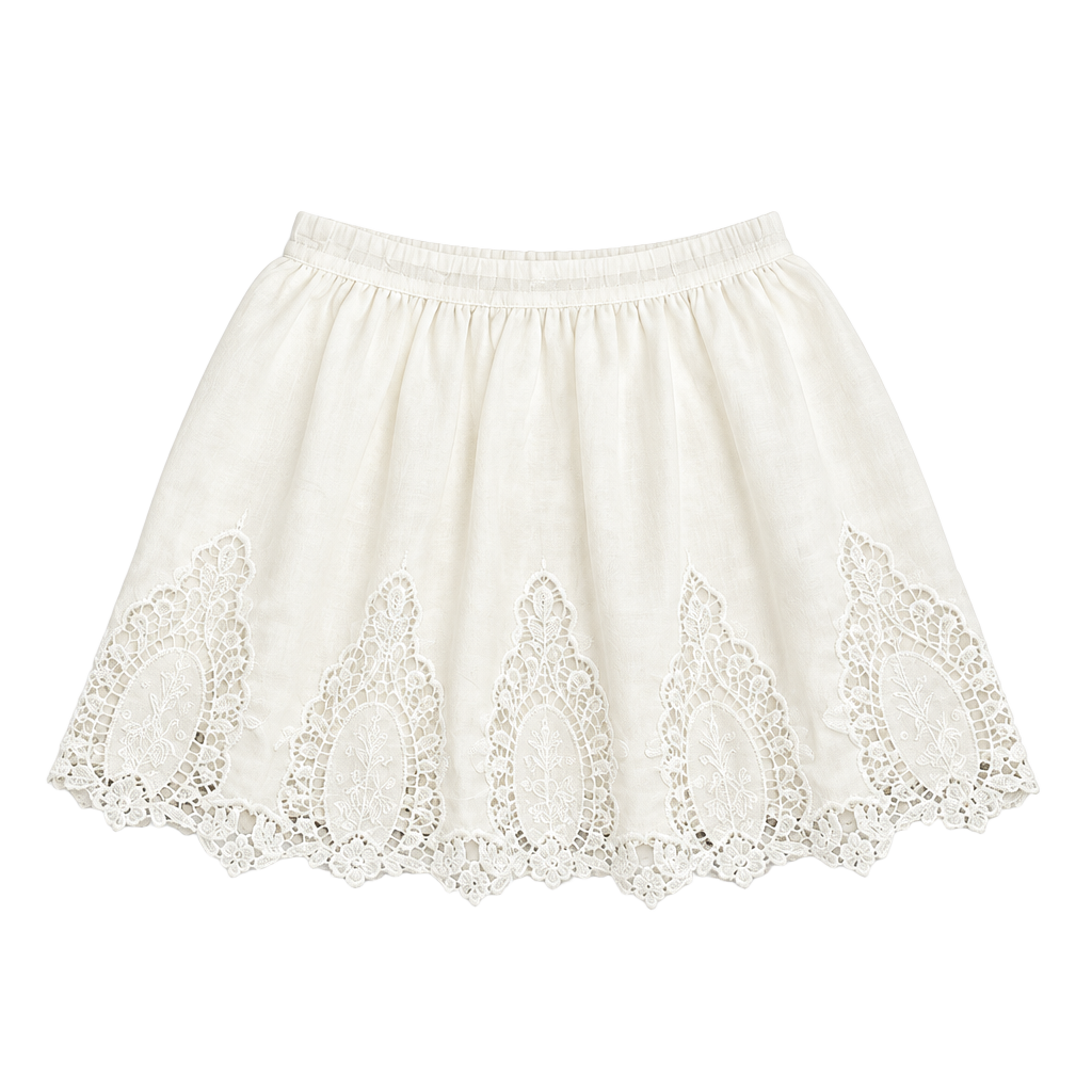 Cute white summer skirt by Tobi 1