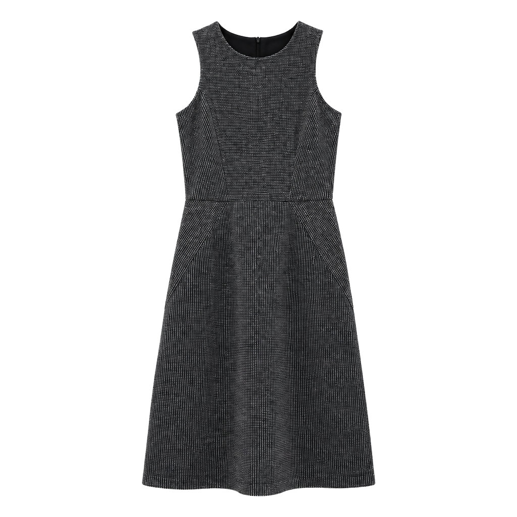 Women’s Sweater Material Dress - S 1