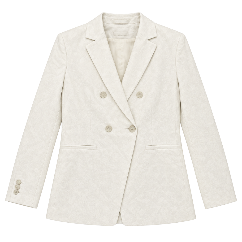 LOFT Size 4 White Blazer (Uncut) 1