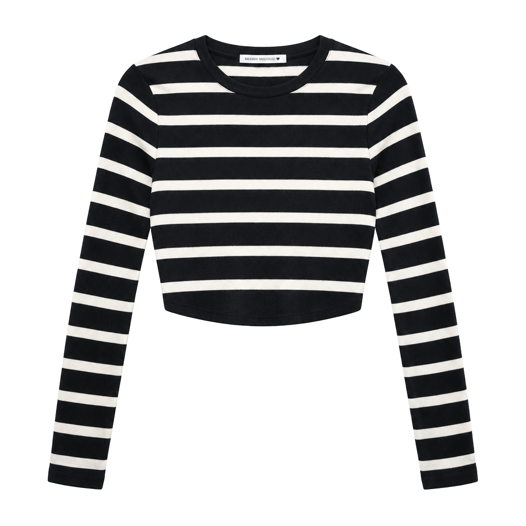 New Altar’d state Stripped Crop Top Sweater - M 1