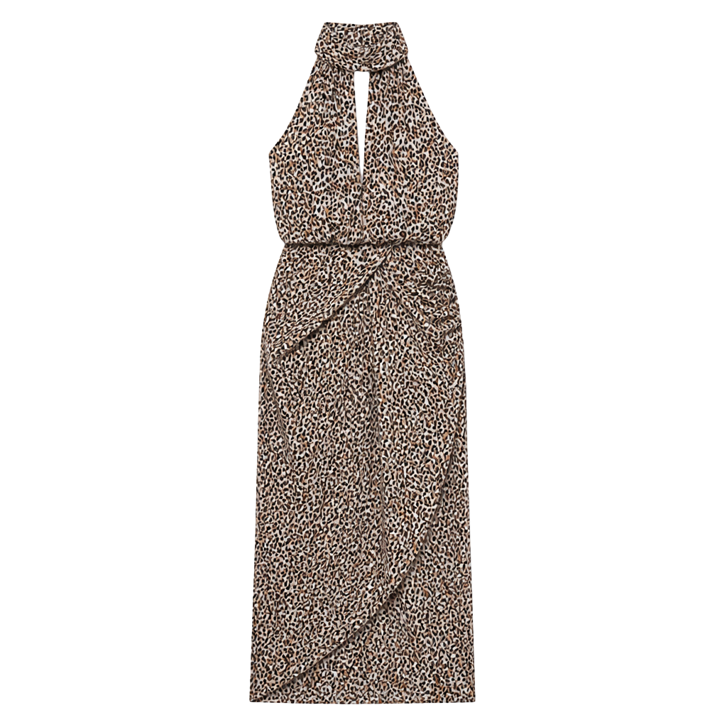 Free People Leopard Print Maxi Dress 1