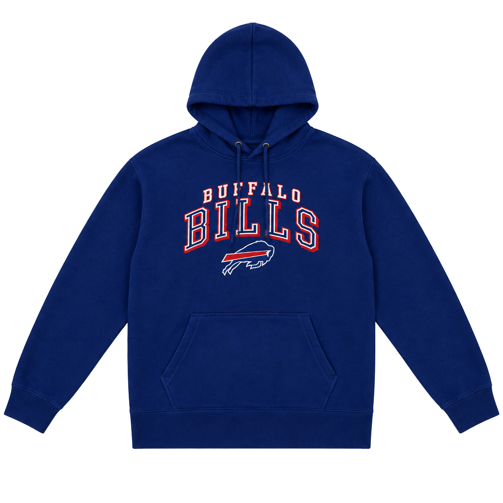 '47 Buffalo Bills Hoodie Size Large Blue NFL Football Sweatshirt 1