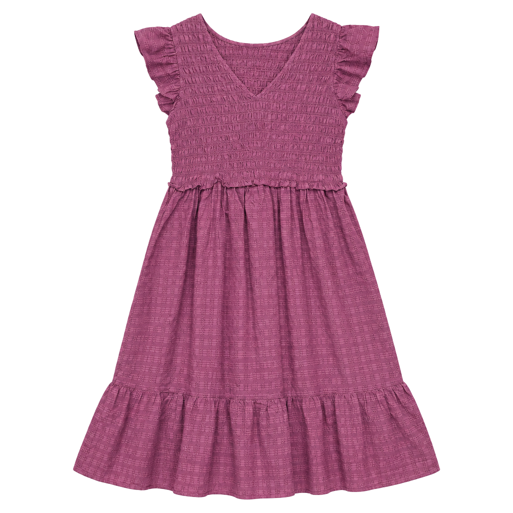 Terra & Sky Smocked Bodice Midi Dress Size 0X (14W) 1